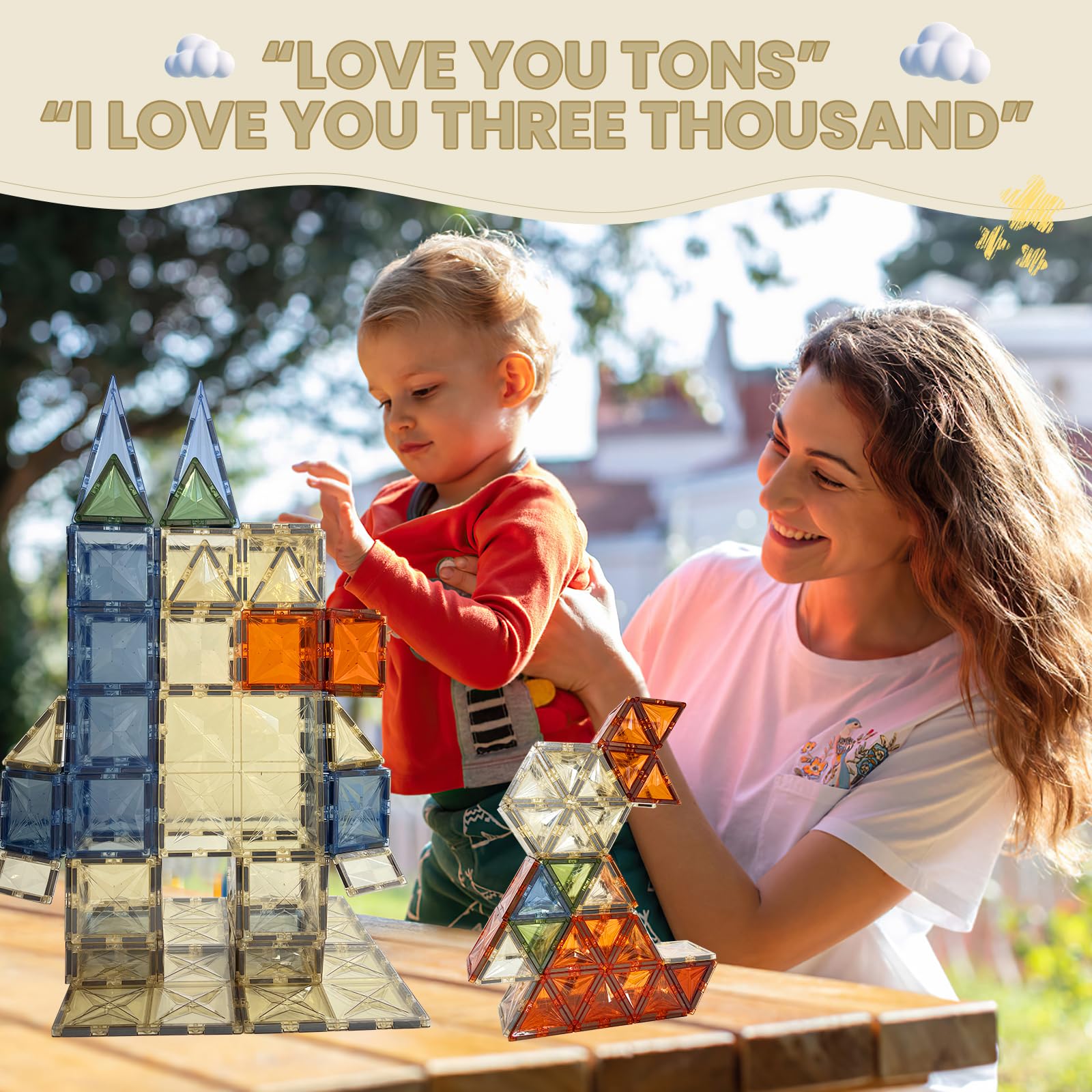 Foto 2 | Bloques De Construcción Urec De Magnetic Tiles, 100 Unidades, Para Niños Mayores De 3 Años - Venta Internacional.