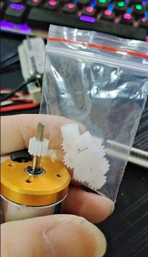 Foto 7 | Engranajes De Plástico Othmro 122.5a, 12 Dientes Con Orificio De 2,5 Mm, 7 Mm De Diámetro Exterior - Venta Internacio
