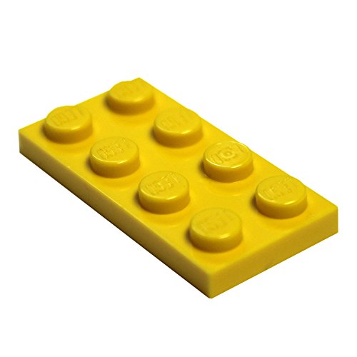 Foto 2 pulgar | Plato Lego Parts And Pieces 2x4, 2 Unidades, Amarillo (amarillo Brillante) - Venta Internacional.