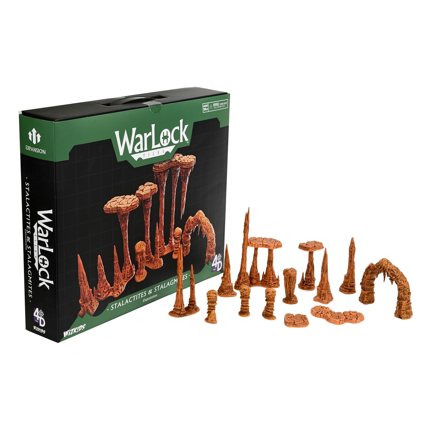 Set De Expansión Wizkids Warlock Tiles, Estalactitas Y Estalagmitas - Venta Internacional.