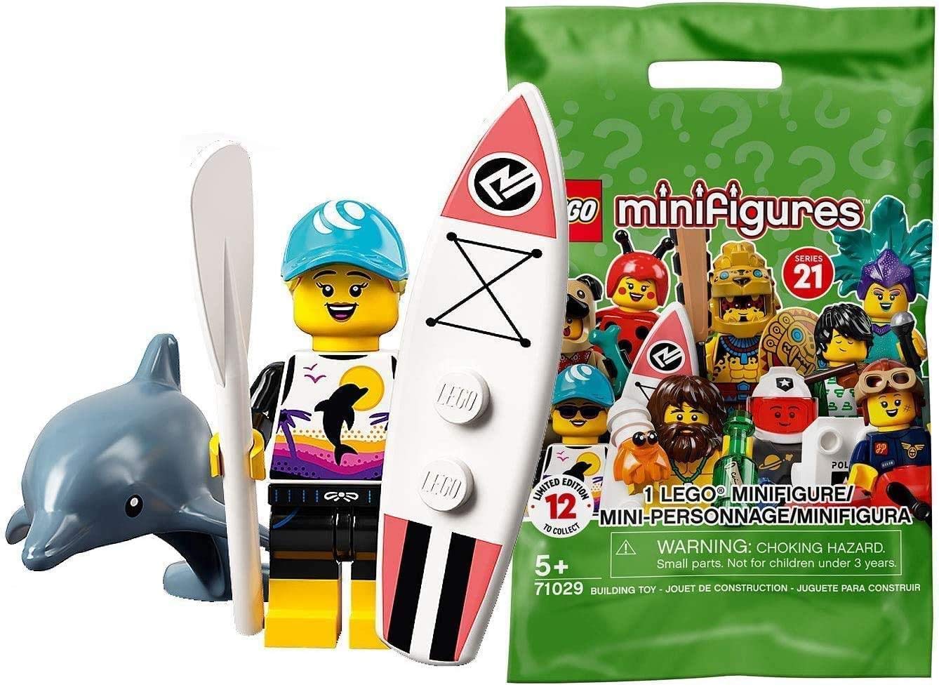 Foto 2 pulgar | Minifiguras Coleccionables Lego 71029 De La Serie 21 - Paddl - Venta Internacional.