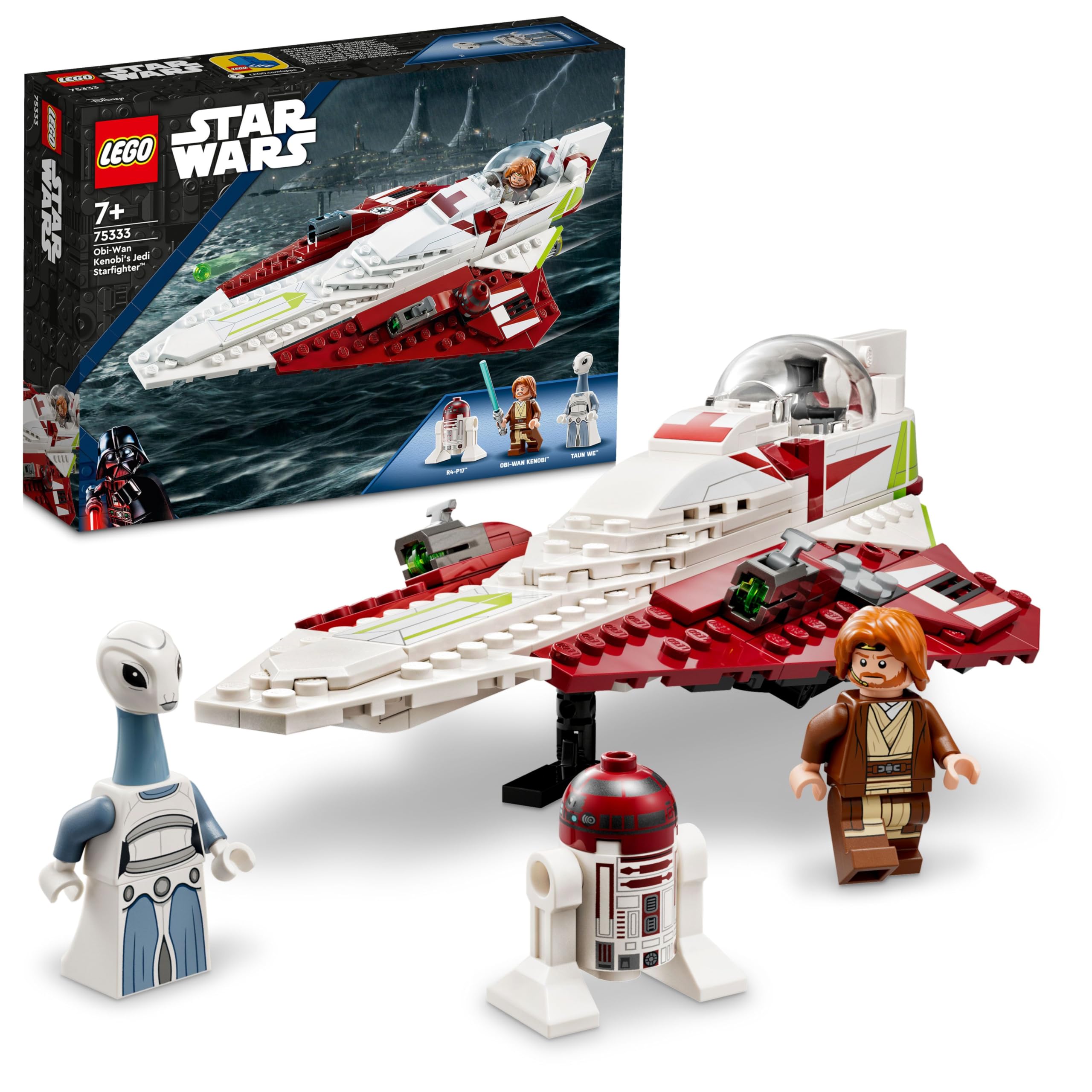 Foto 2 pulgar | Juguete De Construcción Lego Star Wars El Caza Estelar Jedi De Obi-wan Kenobi - Venta Internacional.