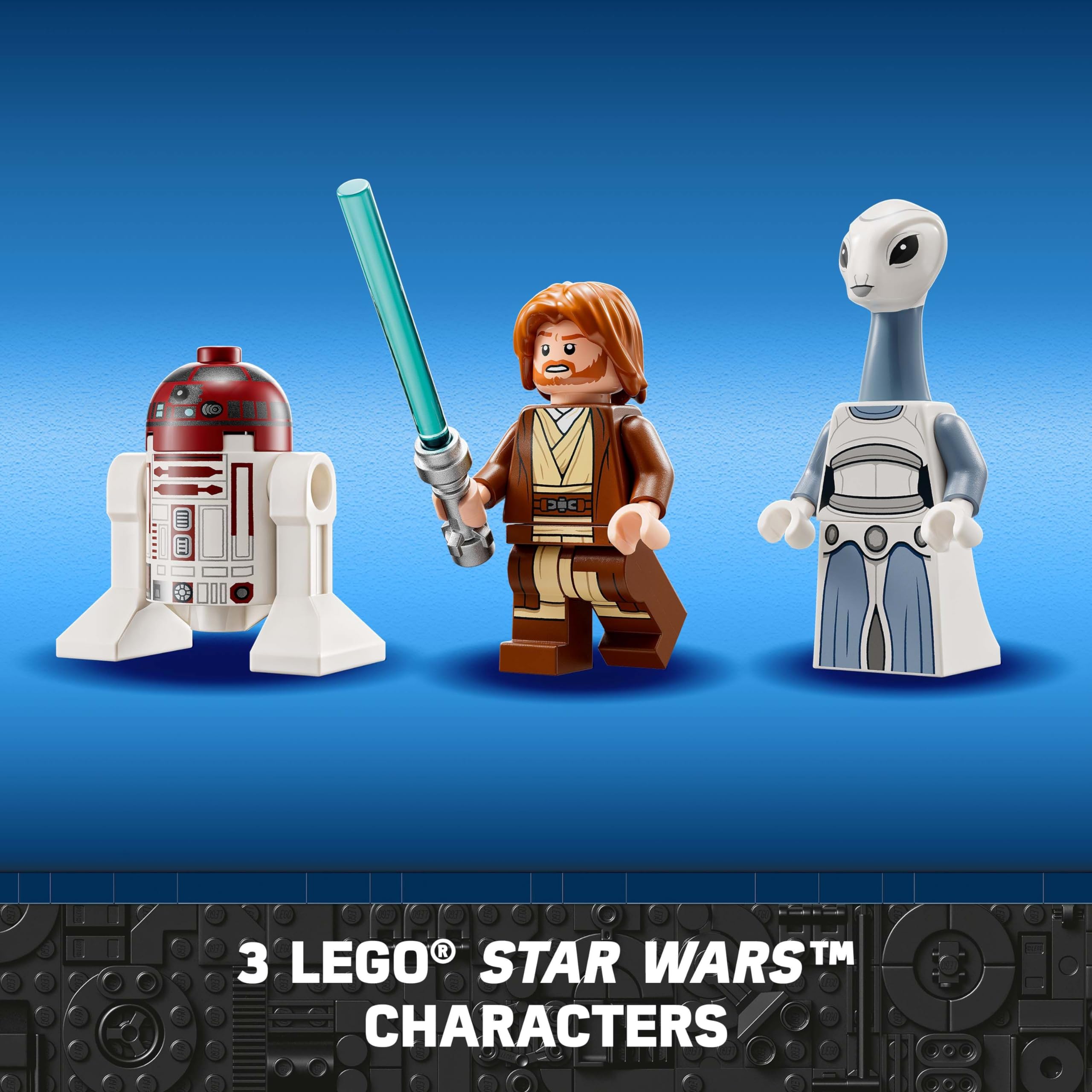 Foto 5 pulgar | Juguete De Construcción Lego Star Wars El Caza Estelar Jedi De Obi-wan Kenobi - Venta Internacional.