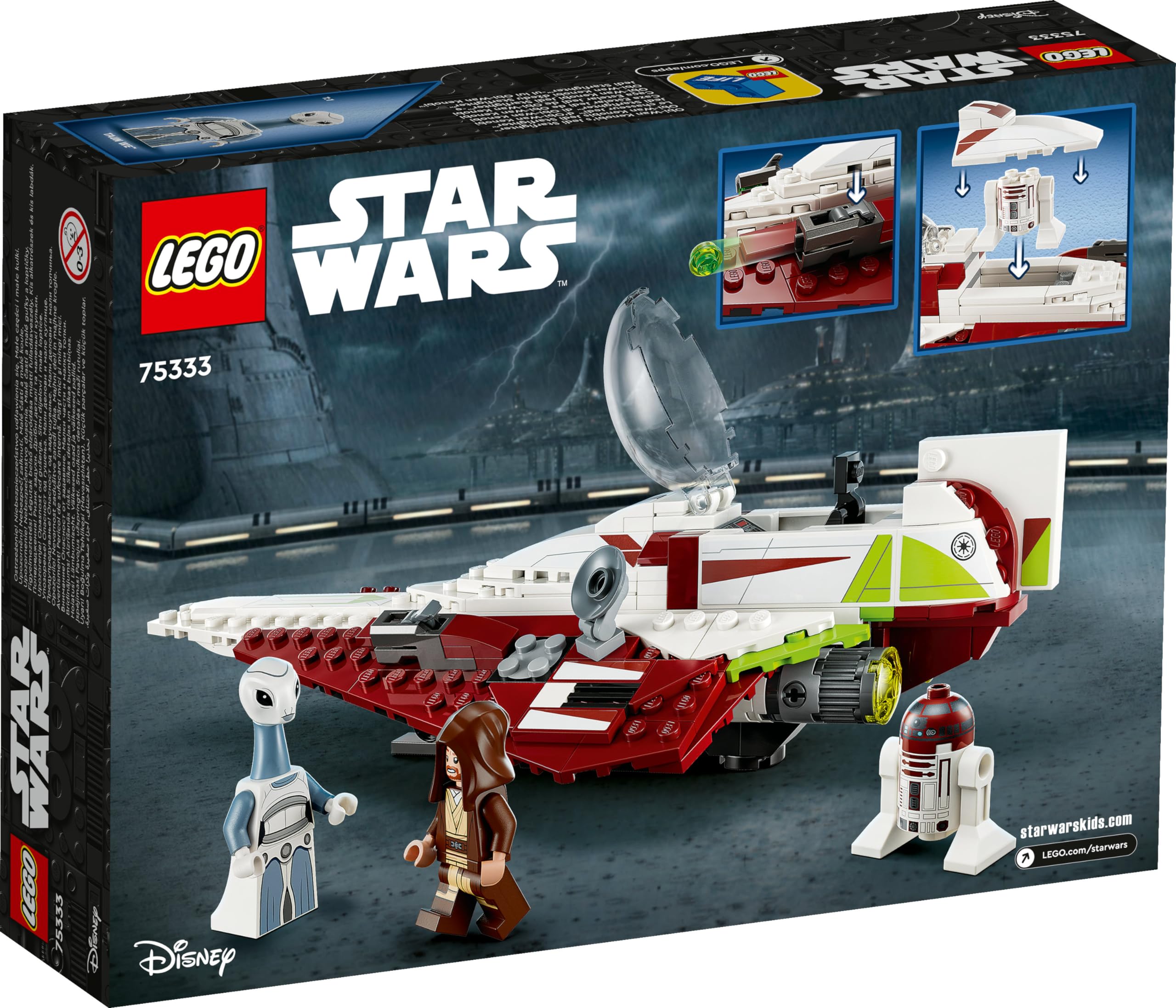 Foto 6 pulgar | Juguete De Construcción Lego Star Wars El Caza Estelar Jedi De Obi-wan Kenobi - Venta Internacional.