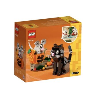 Foto 2 | Juguete De Construcción Lego Halloween Cat & Mouse 40570 Con 2 Minifiguras - Venta Internacional.
