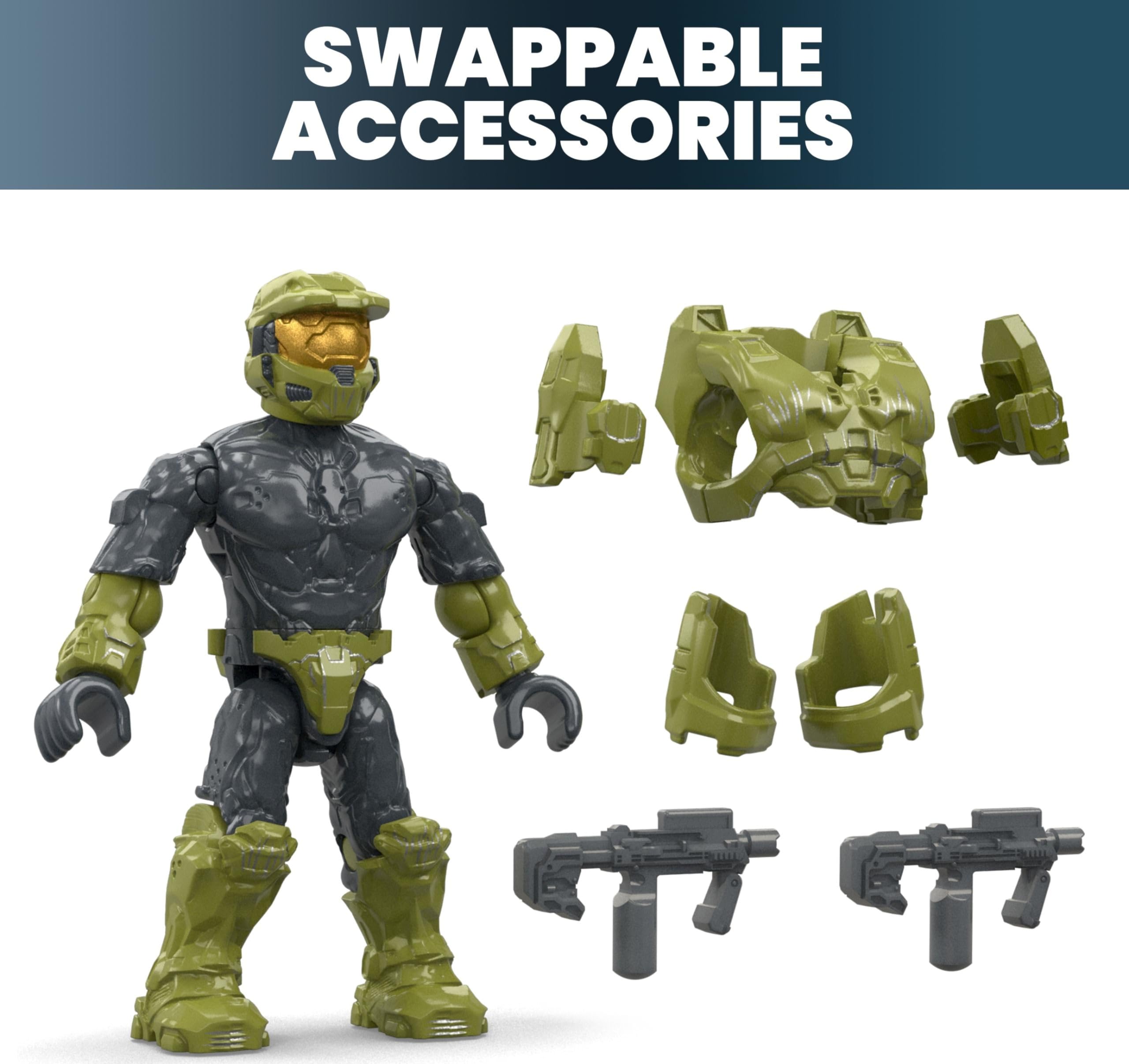 Foto 3 pulgar | Set De Juguetes De Construcción De Figuras De Acción Mega Halo 20th Anniv. - Venta Internacional.