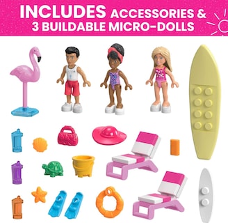 Foto 5 | Set De Juguetes De Construcción Mega Barbie Malibu Dream Boat 317 Piezas - Venta Internacional.