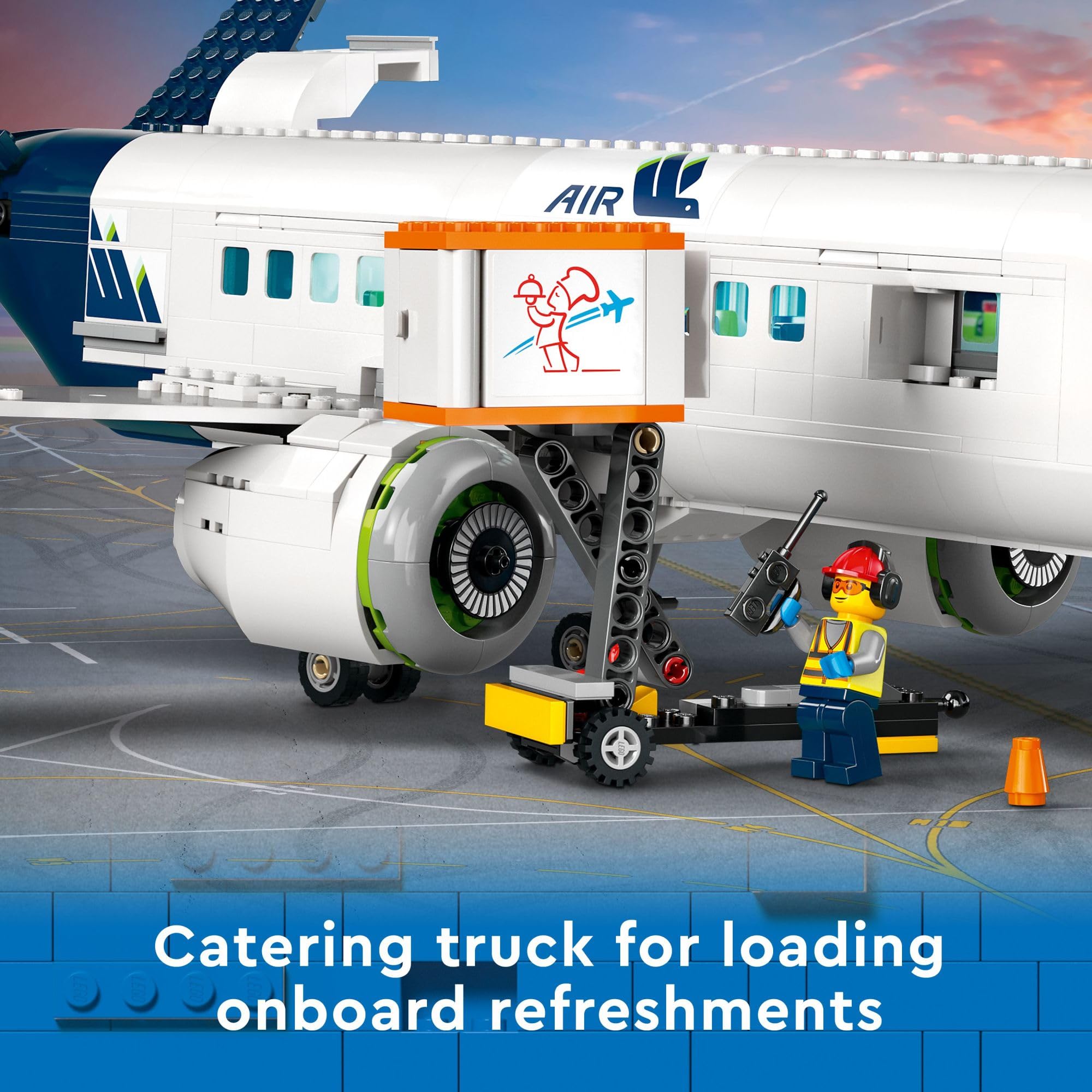 Foto 4 | Set De Juguetes De Construcción Lego City Passenger Airplane 60367 Kids - Venta Internacional.