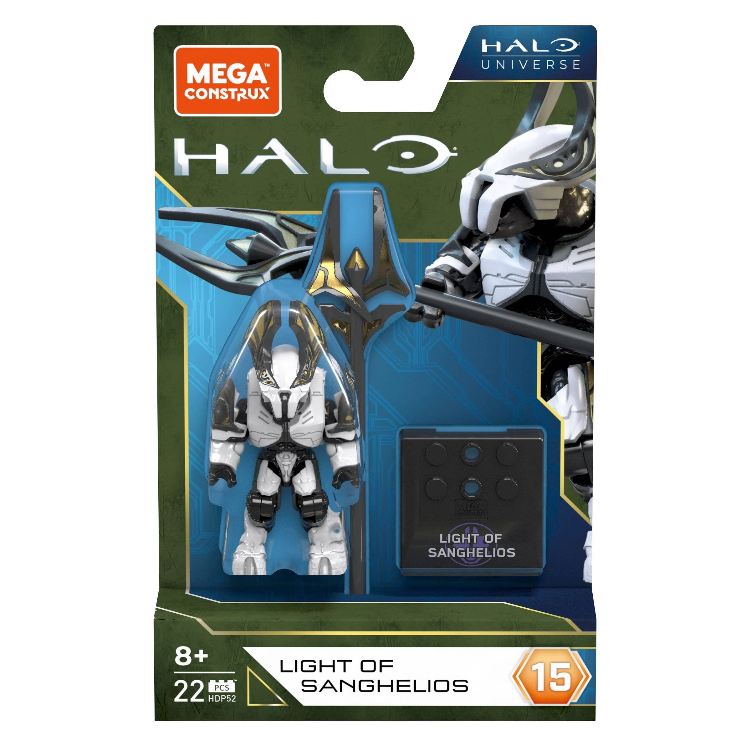 Foto 7 pulgar | Figura de Acción Mega Construx Halo Héroes Light Of Sanghelios - Venta Internacional