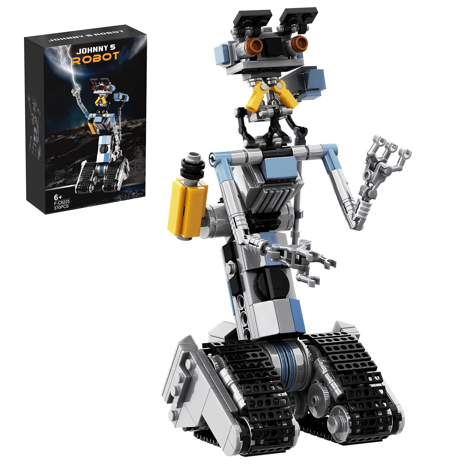 Set De Bloques De Construcción Vonado Johnny 5 Robot 370 Piezas - Venta Internacional.