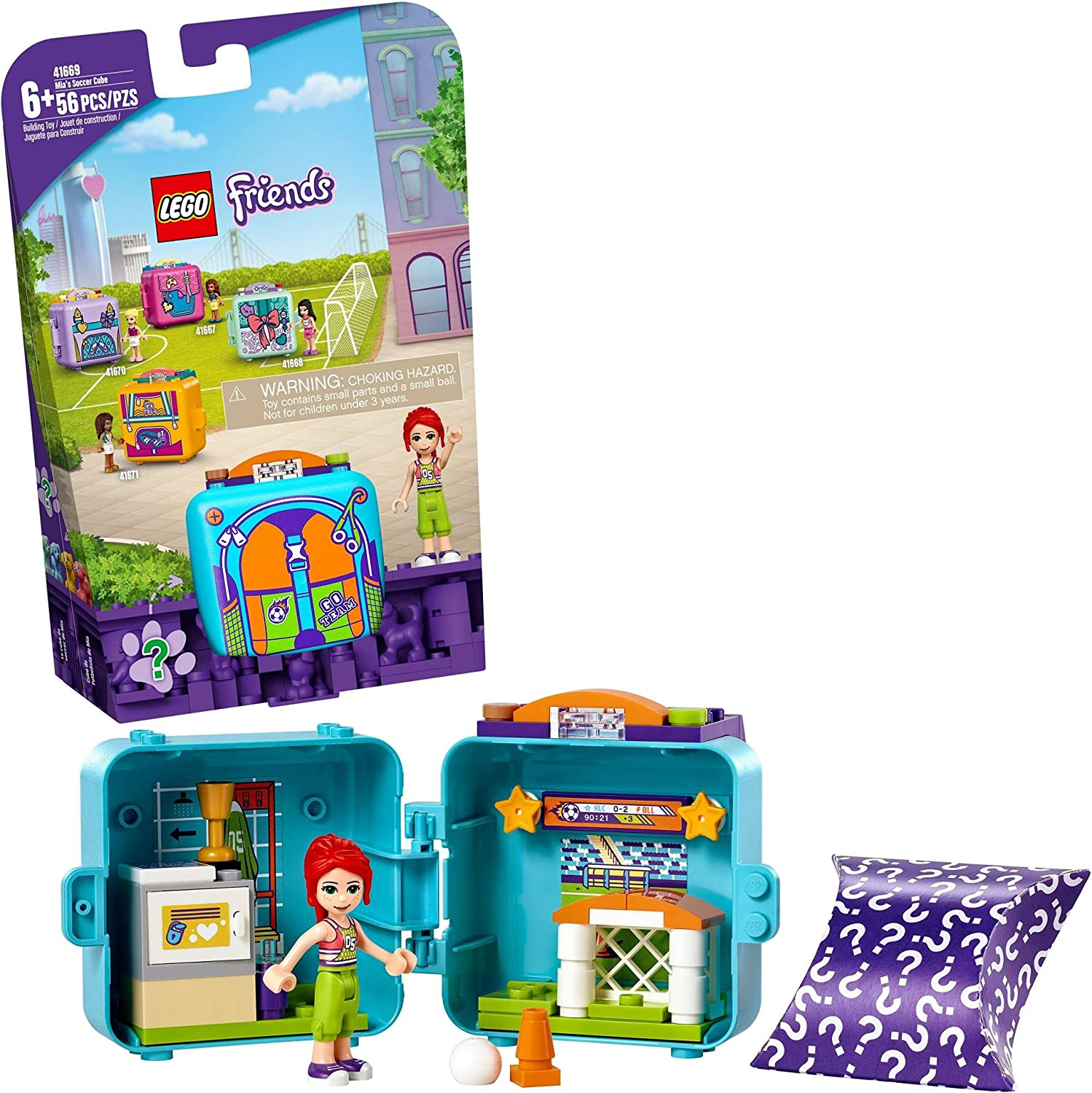 Foto 2 pulgar | Kit De Construcción Lego Friends Mia Soccer Cube 41669 - Venta Internacional.