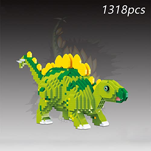 Foto 7 | Set De Bloques De Construcción Larcele Micro Dinosaur 1318 Piezas Kljm-06 (s) - Venta Internacional.