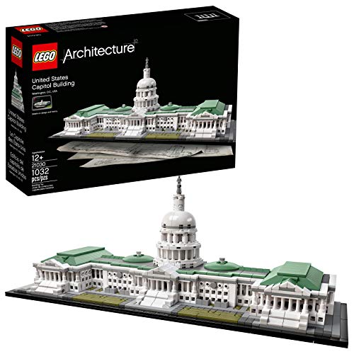 Kit De Construcción Lego Architecture 21030 Para El Capitoli - Venta Internacional.