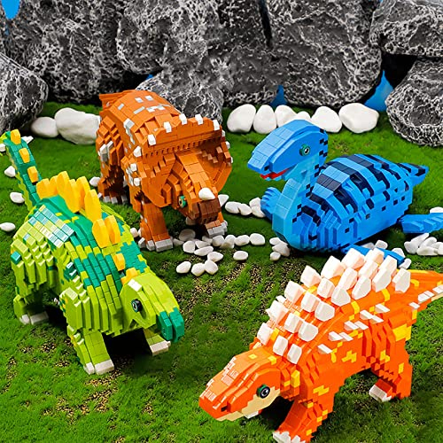 Foto 5 | Set De Construcción Larcele Micro Dinosaur Triceratops 1145 Piezas - Venta Internacional.