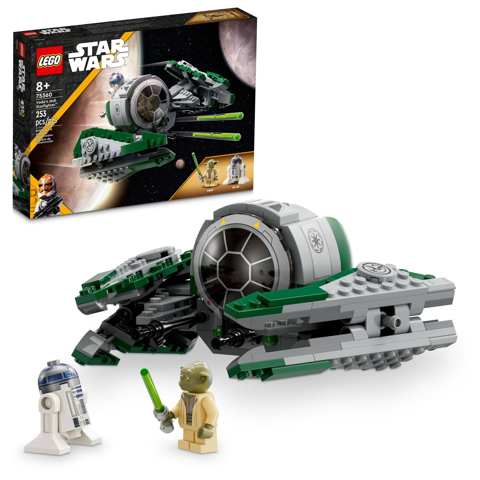 Juguete De Construcción Lego Star Wars Yoda's Jedi Starfighter 75360 - Venta Internacional.