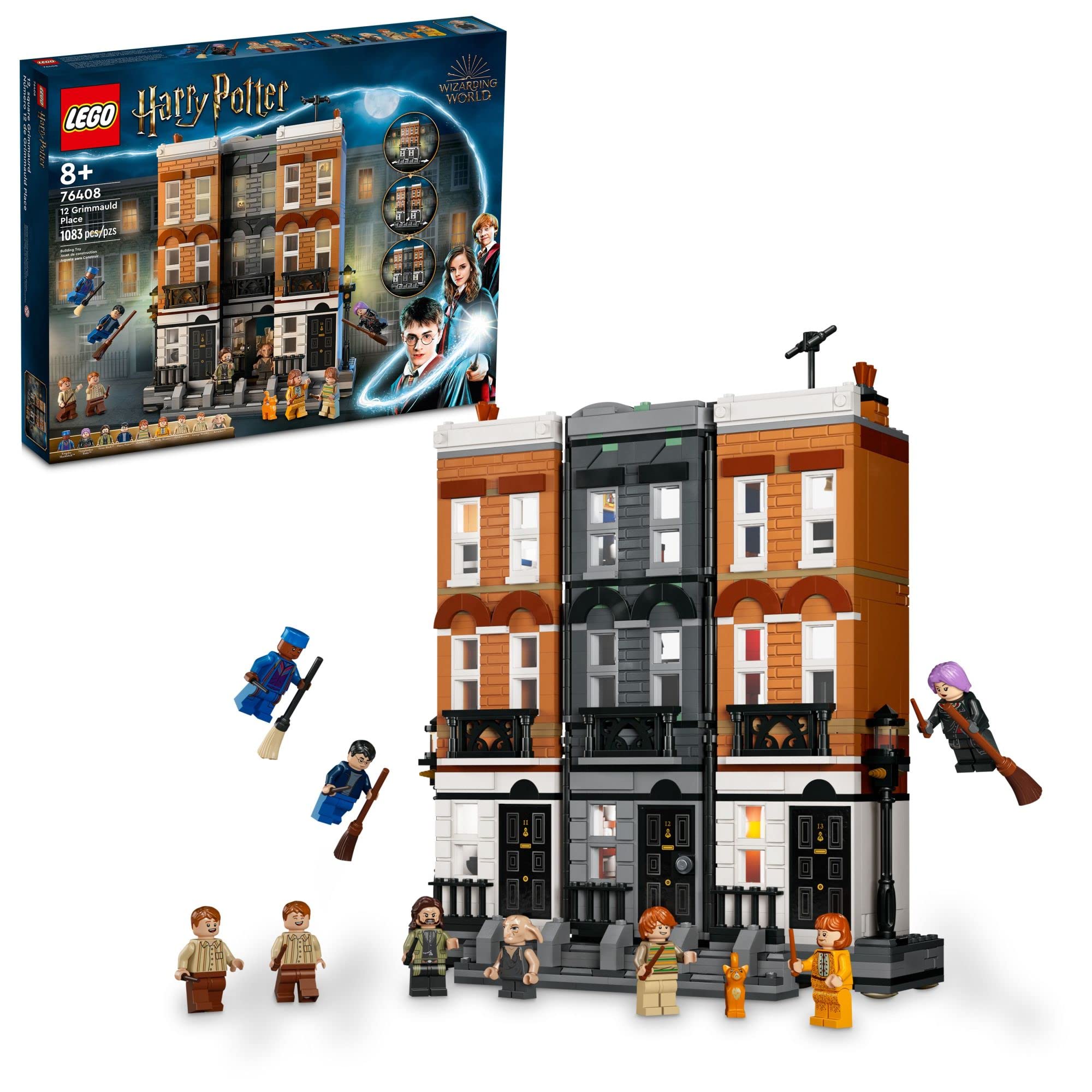 Juguete De Construcción Lego Harry Potter 12 Grimmauld Place 76408 - Venta Internacional.