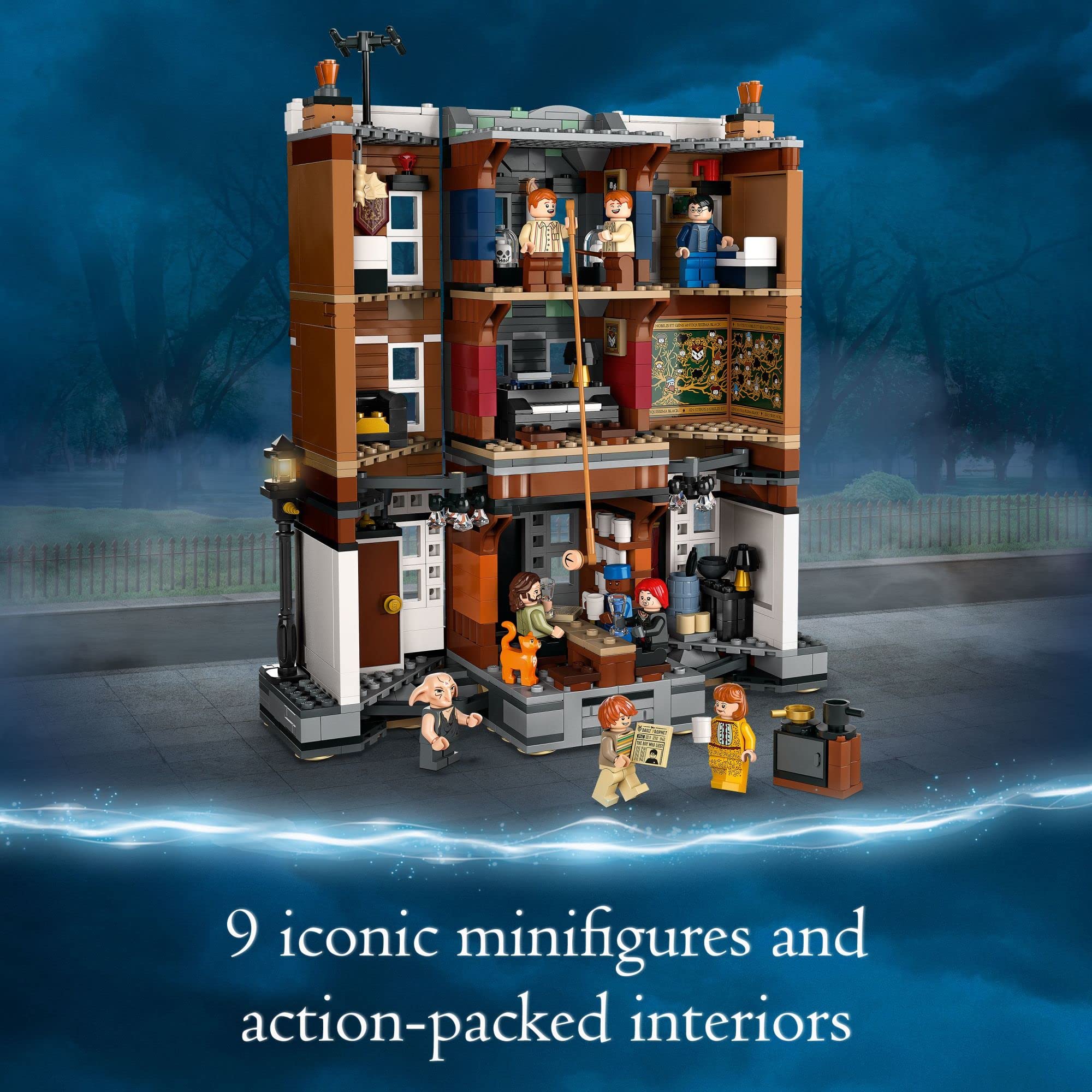 Foto 4 | Juguete De Construcción Lego Harry Potter 12 Grimmauld Place 76408 - Venta Internacional.