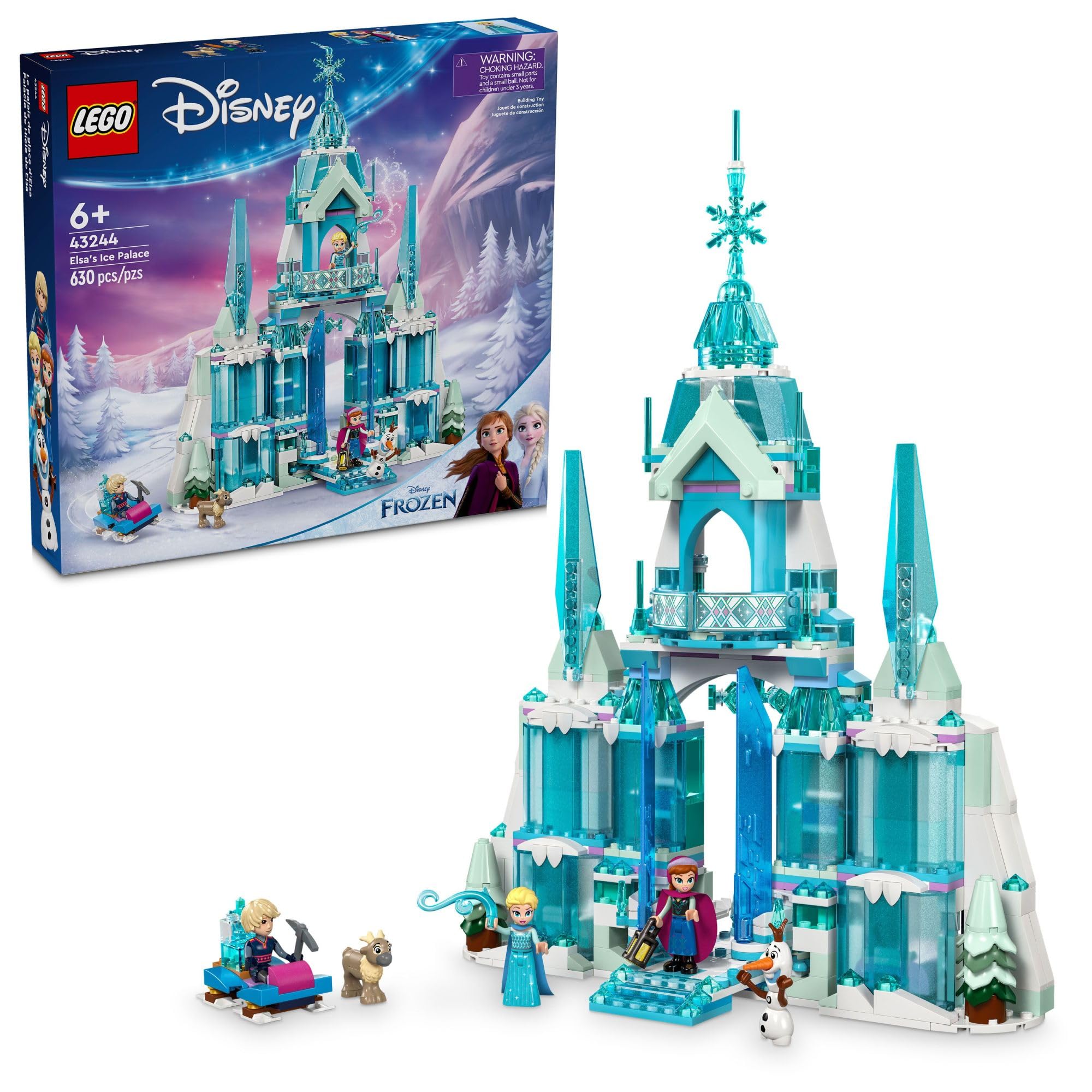 Foto 1 | Set De Construcción Lego Disney Frozen El Palacio De Hielo De Elsa 43244 - Venta Internacional.
