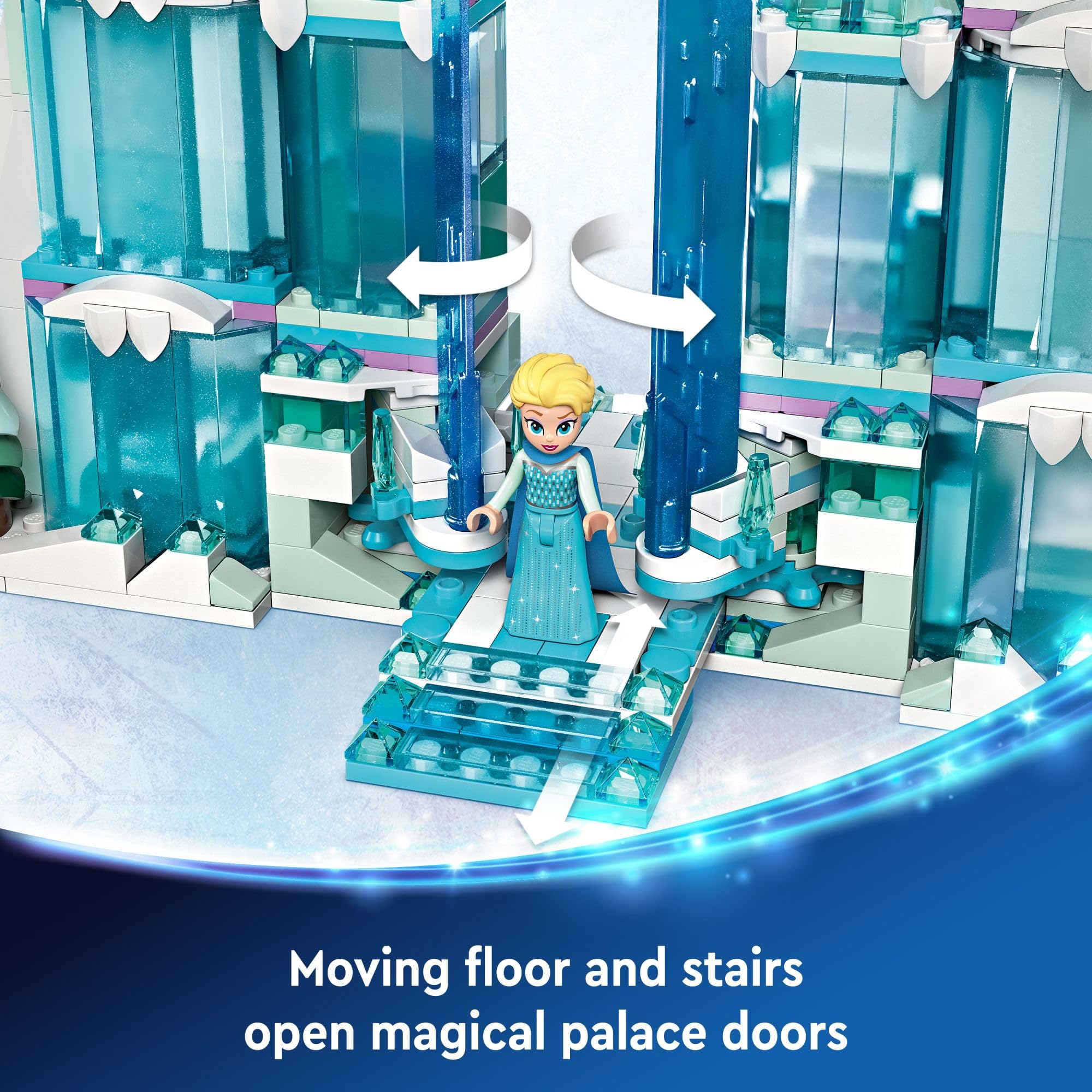 Foto 3 | Set De Construcción Lego Disney Frozen El Palacio De Hielo De Elsa 43244 - Venta Internacional.