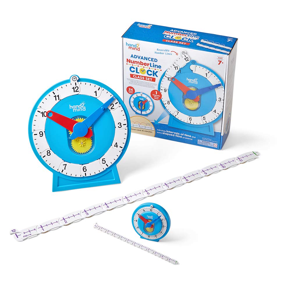 Foto 1 | Reloj Numberline Hand2mind Advanced Para Niños Learning Time - Venta Internacional.