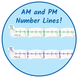 Foto 6 | Reloj Numberline Hand2mind Advanced Para Niños Learning Time - Venta Internacional.