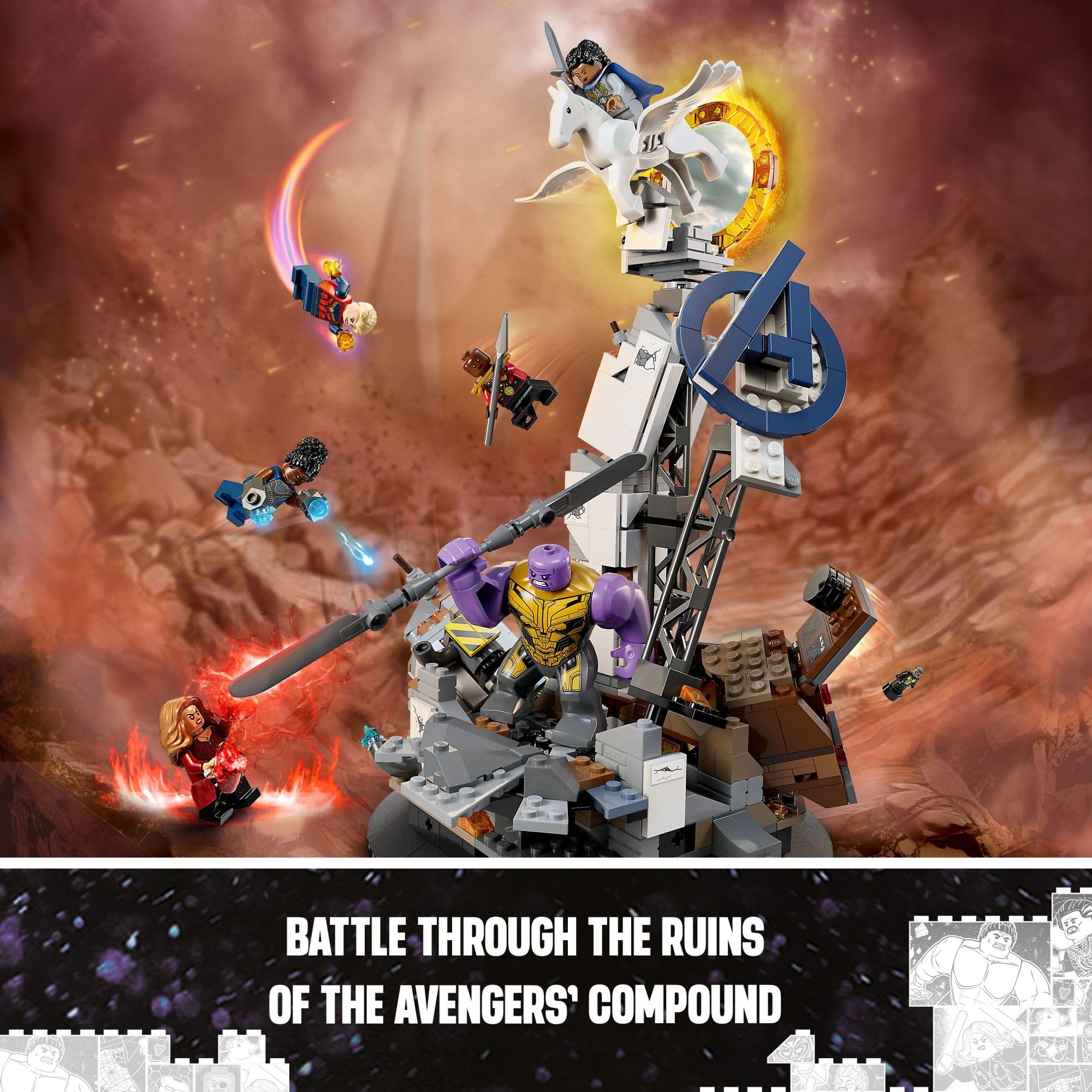 Foto 4 pulgar | Juguete Lego Marvel Endgame Final Battle 76266 Con 6 Minifiguras - Venta Internacional.