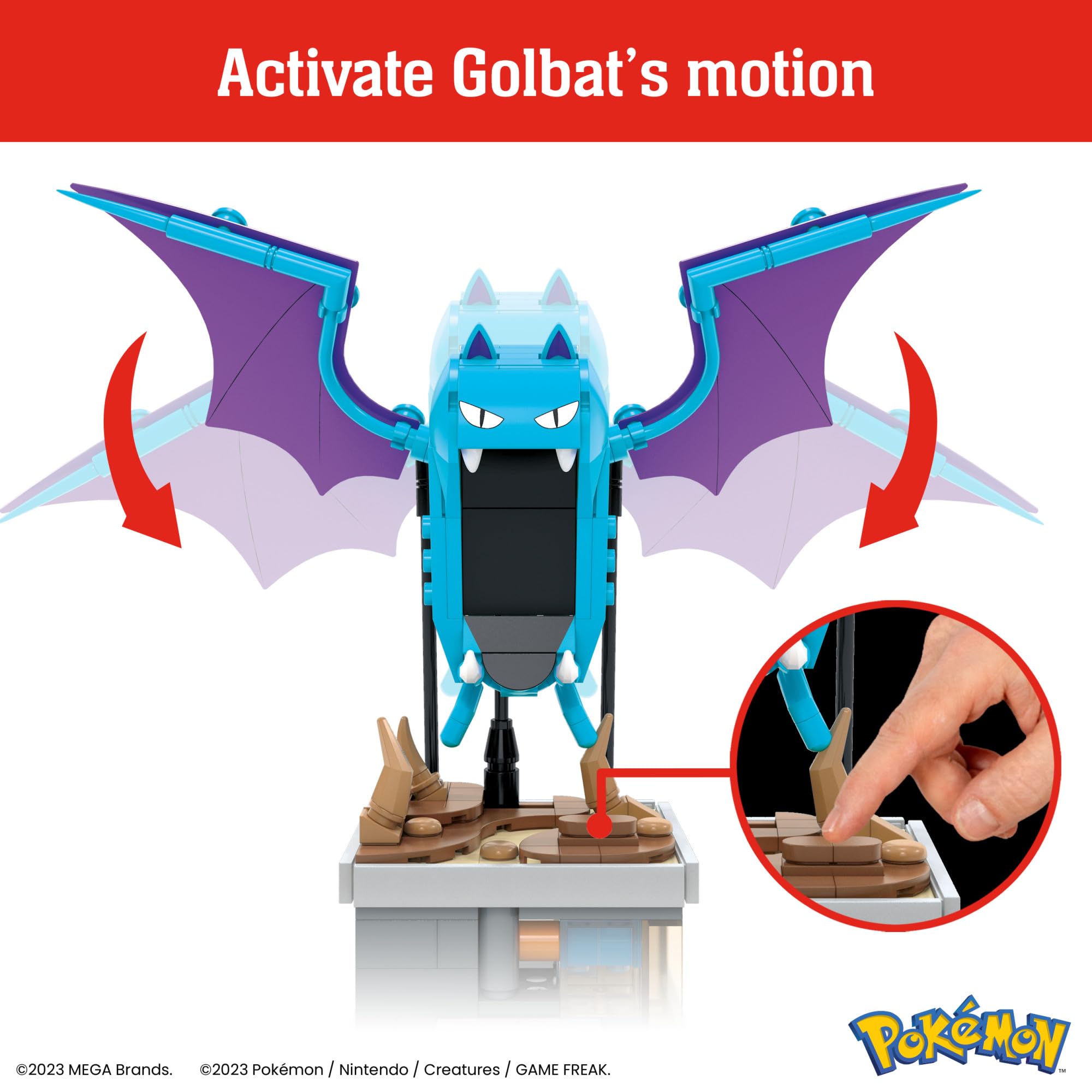 Foto 4 pulgar | Set De Juguetes De Construcción Mega Pokémon Mini Motion Golbat 313 Piezas - Venta Internacional.