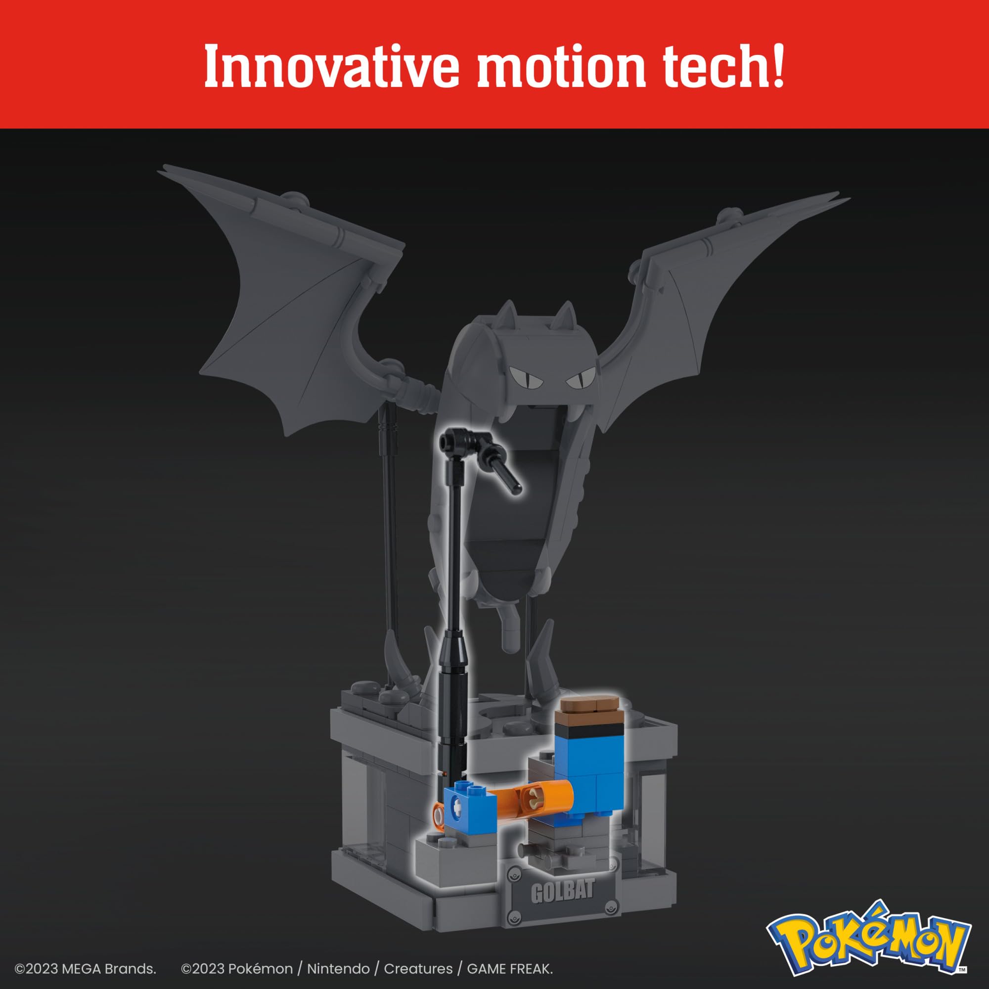 Foto 7 pulgar | Set De Juguetes De Construcción Mega Pokémon Mini Motion Golbat 313 Piezas - Venta Internacional.