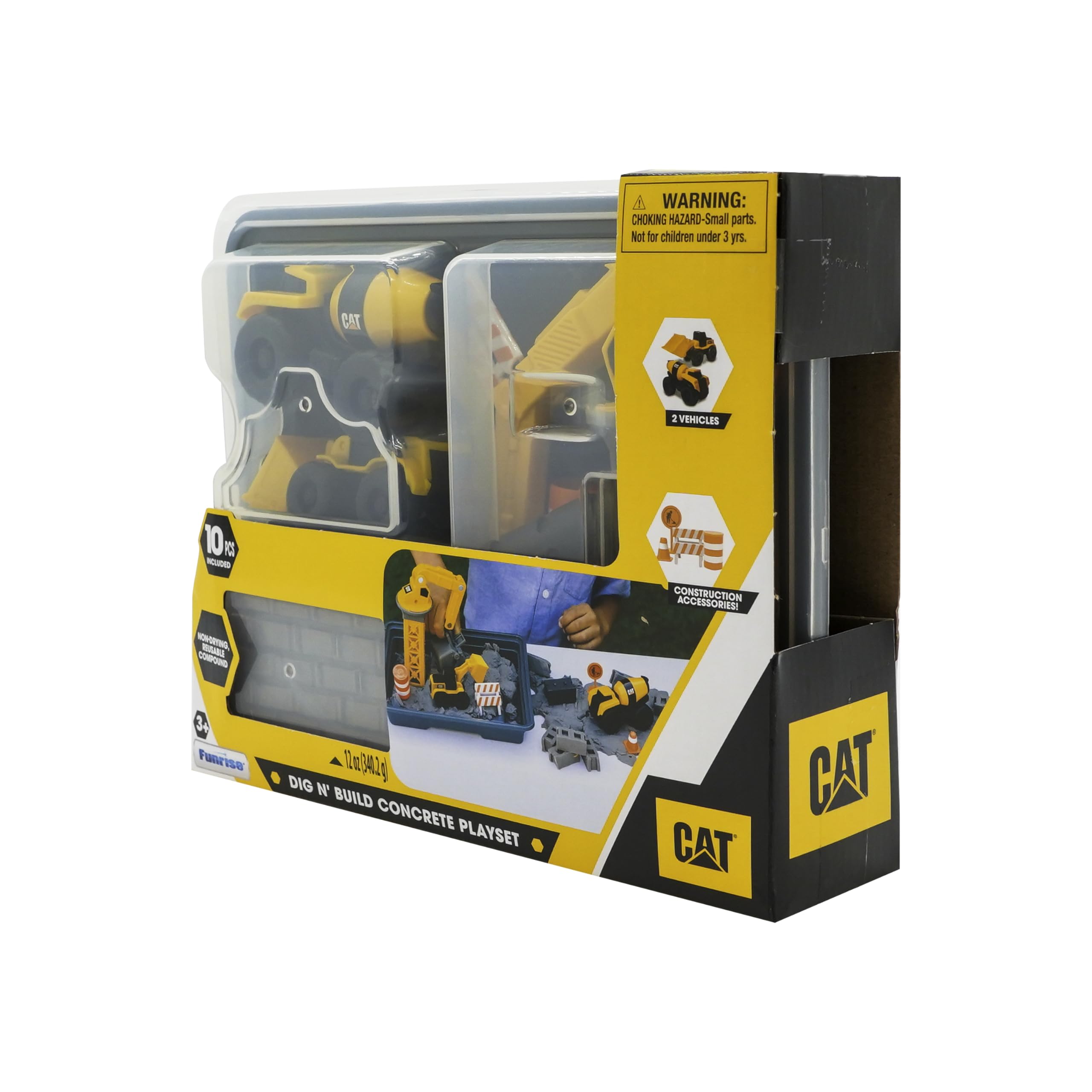 Foto 6 | Juguete De Construcción Cat Dig N' Build Concrete Con Compuesto De 350 Ml - Venta Internacional.