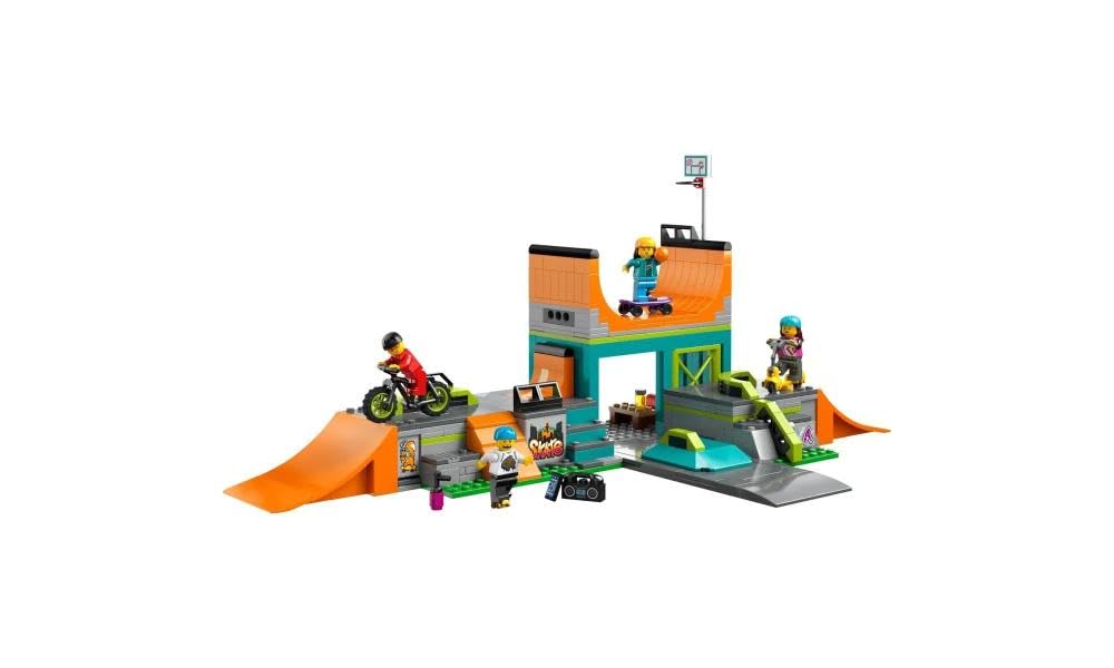 Foto 4 | Set De Juguetes De Construcción Lego My City Street Skate Park 60364 - Venta Internacional.