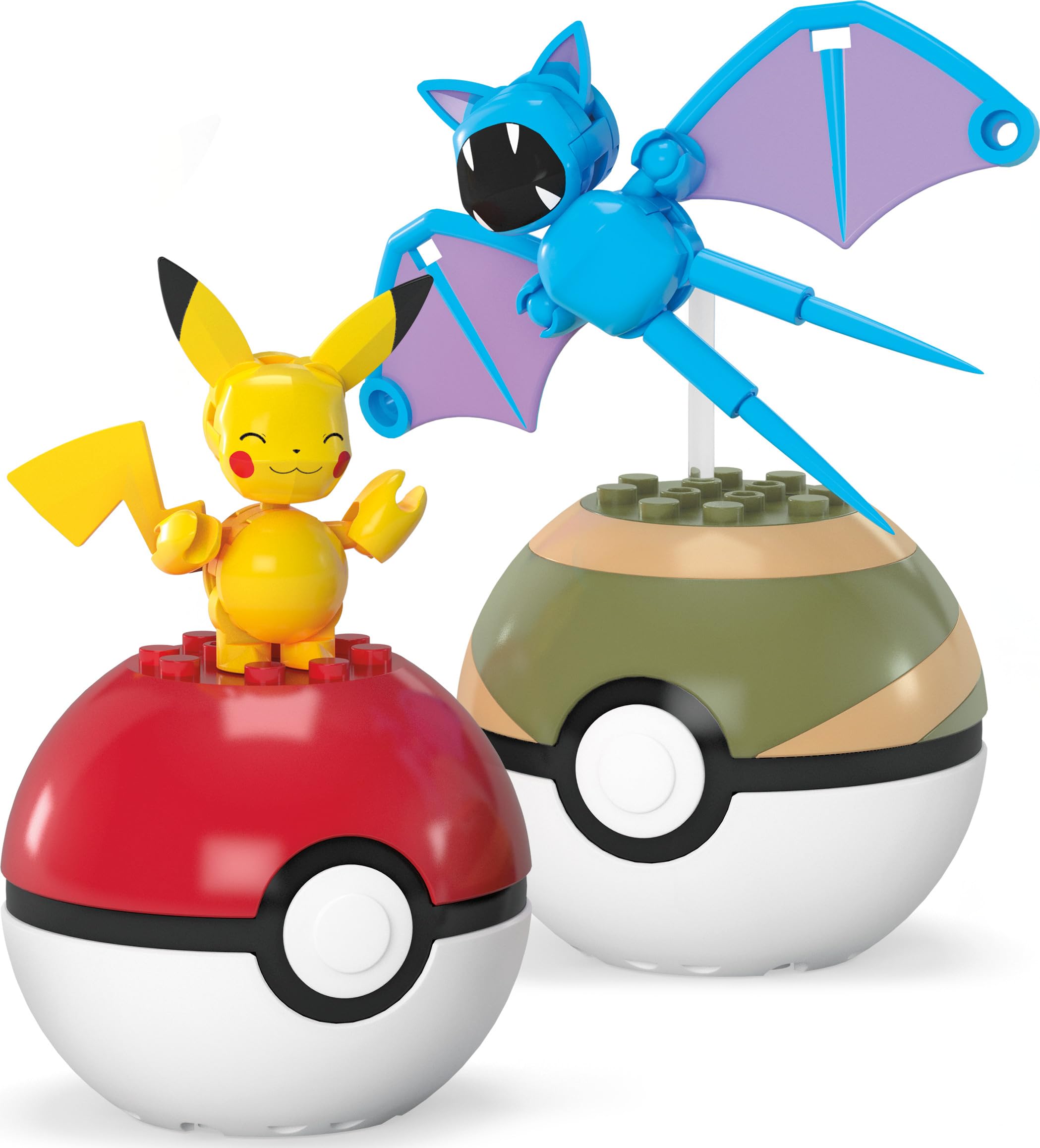 Foto 3 | Set De Juguetes De Construcción Mega Pokémon Pikachu Y Zubat Con 40 Piezas - Venta Internacional.