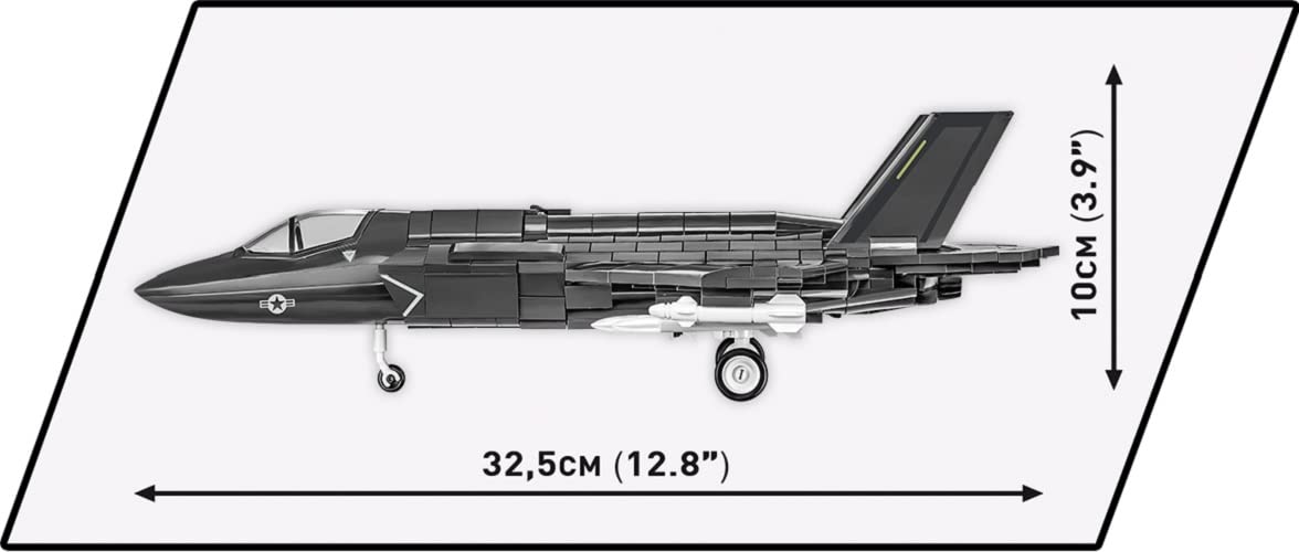 Foto 5 pulgar | Bloques De Construcción Del Avión A Reacción F-35b Lightning Ii De Las Fuerzas Armadas Cobi - Venta Internacional.