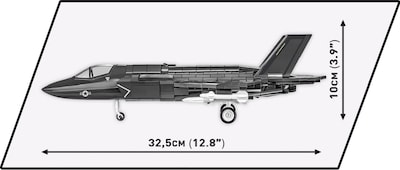 Foto 4 | Bloques De Construcción Del Avión A Reacción F-35b Lightning Ii De Las Fuerzas Armadas Cobi - Venta Internacional.