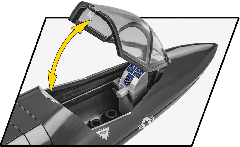 Foto 6 pulgar | Bloques De Construcción Del Avión A Reacción F-35b Lightning Ii De Las Fuerzas Armadas Cobi - Venta Internacional.