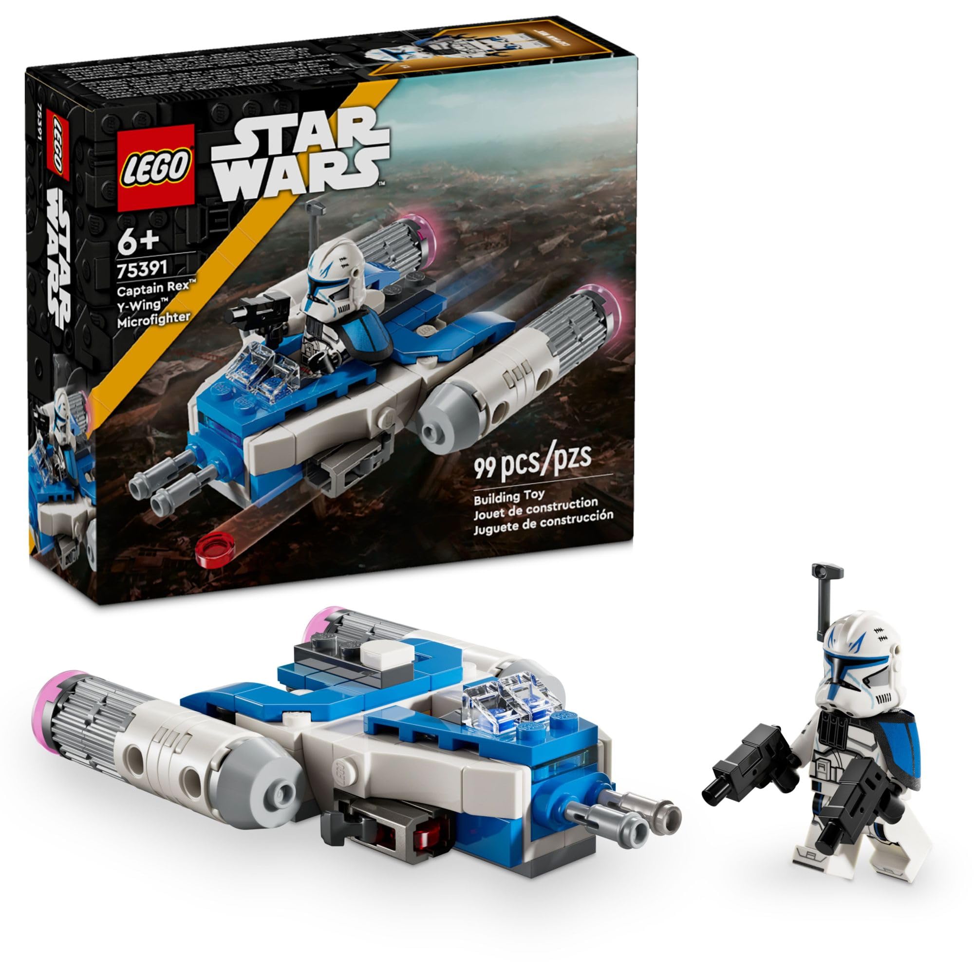 Foto 2 pulgar | Set De Construcción Lego Star Wars Capitán Rex Y-wing 75391 - Venta Internacional.