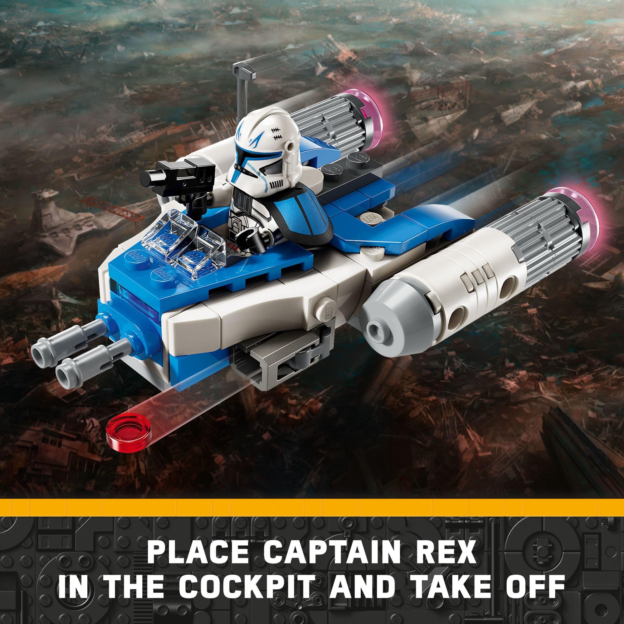 Foto 4 pulgar | Set De Construcción Lego Star Wars Capitán Rex Y-wing 75391 - Venta Internacional.