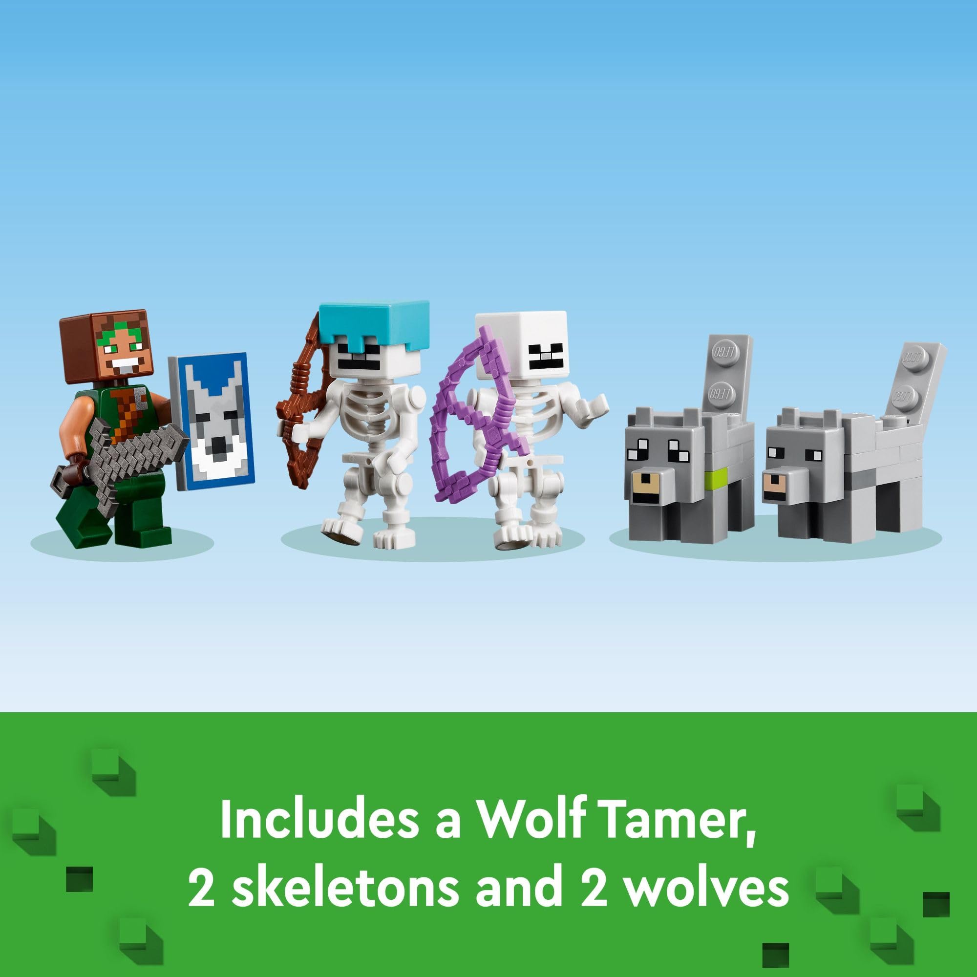 Foto 6 | Set De Construcción Lego Minecraft The Wolf Stronghold 21261 - Venta Internacional.