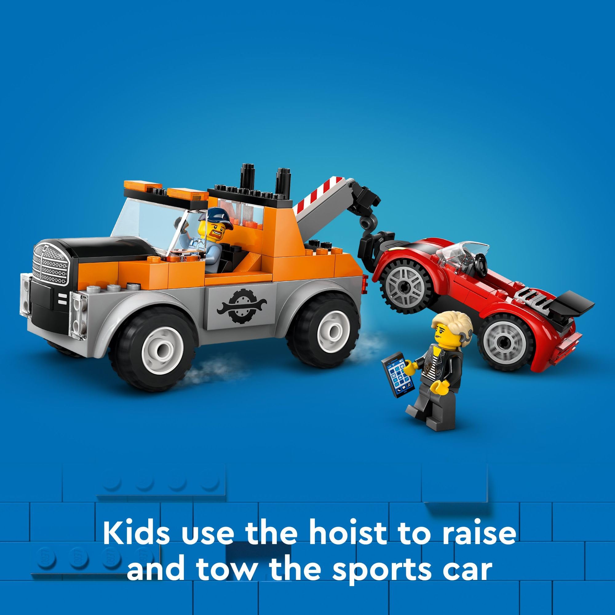 Foto 4 | Set De Construcción Lego City Tow Truck And Sports Car Repair 60435 - Venta Internacional.