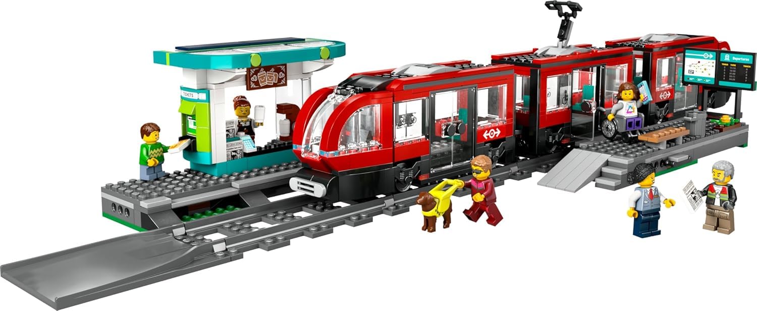 Foto 5 pulgar | Tranvía Toy Train Lego City Downtown Con Estación 60423 - Venta Internacional.