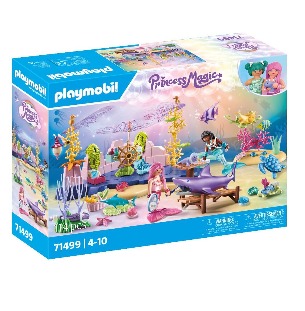 Foto 2 pulgar | Juguete Playmobil Mermaid Animal Care Con 114 Piezas Para Niños Mayores De 4 Años - Venta Internacional.