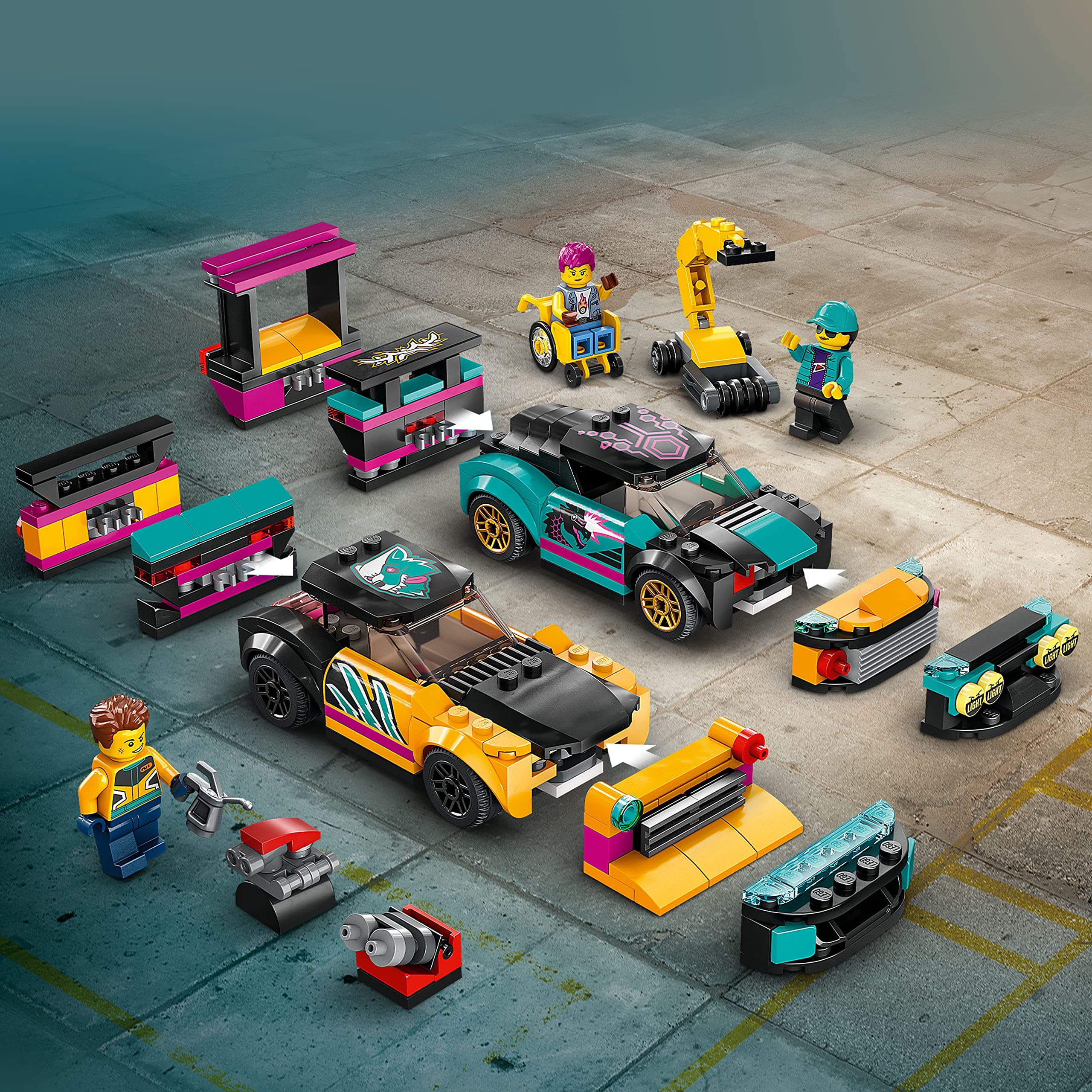Foto 4 | Set De Construcción Toy Garage Lego City Custom Car Garage 60389 - Venta Internacional.