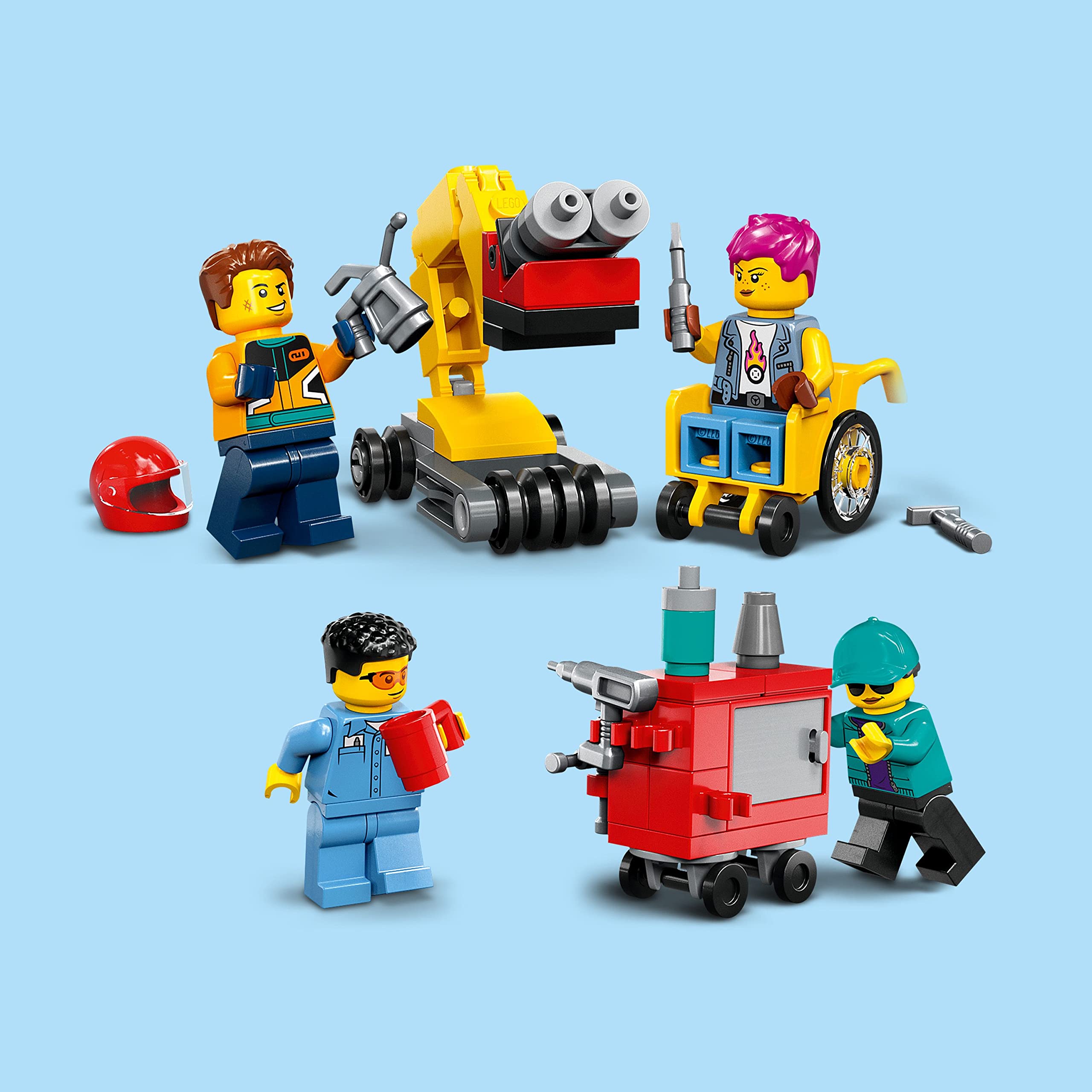 Foto 6 | Set De Construcción Toy Garage Lego City Custom Car Garage 60389 - Venta Internacional.