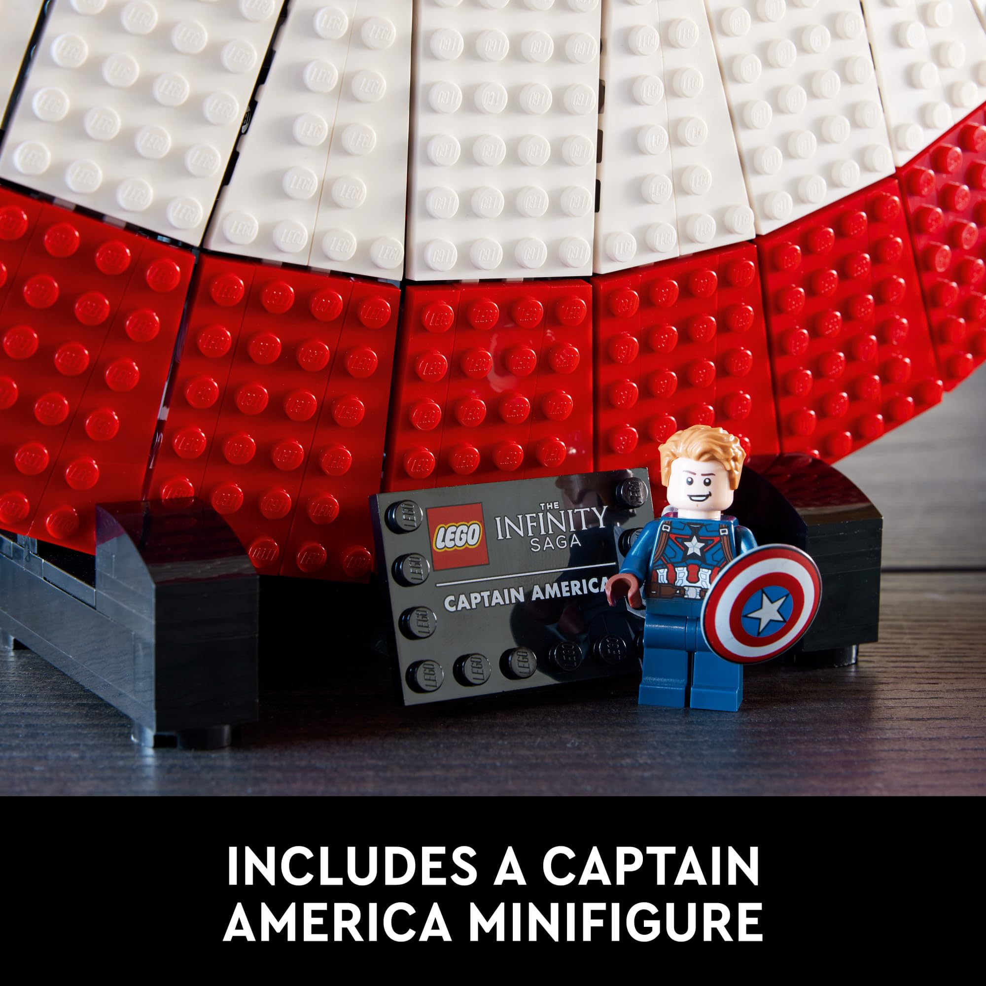 Foto 6 pulgar | Maqueta Lego Marvel Captain America's Shield 76262 Para Adultos - Venta Internacional.