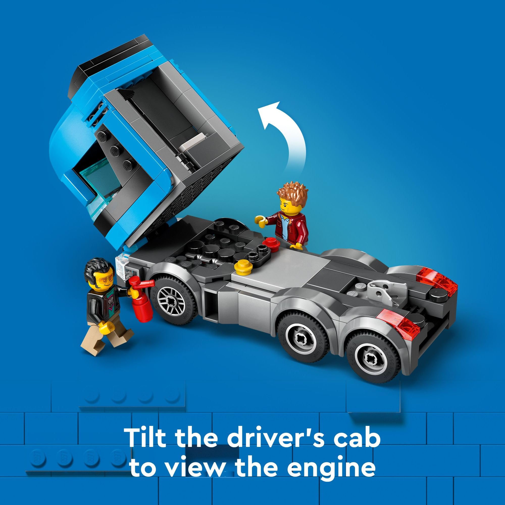 Foto 5 | Set De Coche De Juguete Lego City Car Transporter Truck Con Coches Deportivos - Venta Internacional.