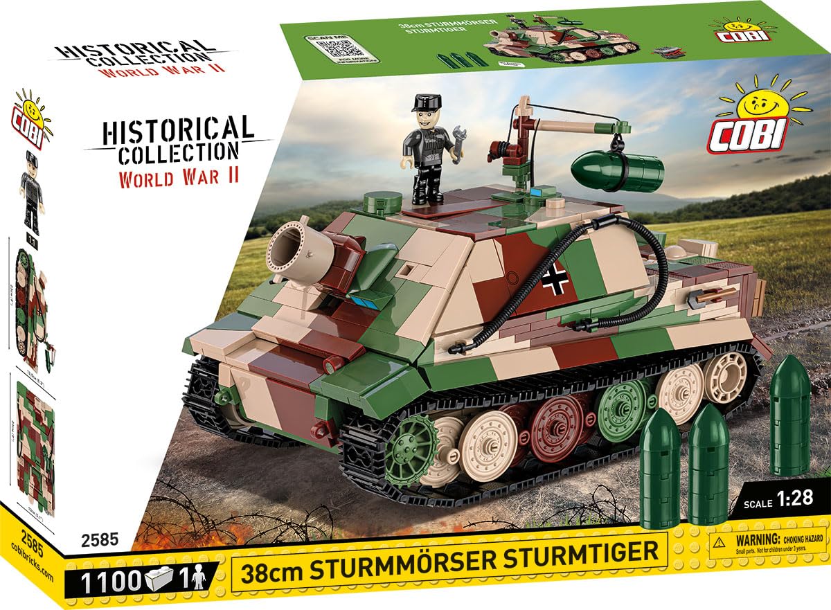 Foto 3 pulgar | Bloque De Construcción: Colección Histórica De Cobi, Segunda Guerra Mundial, Sturmmorser Sturmtiger 38 - Venta I