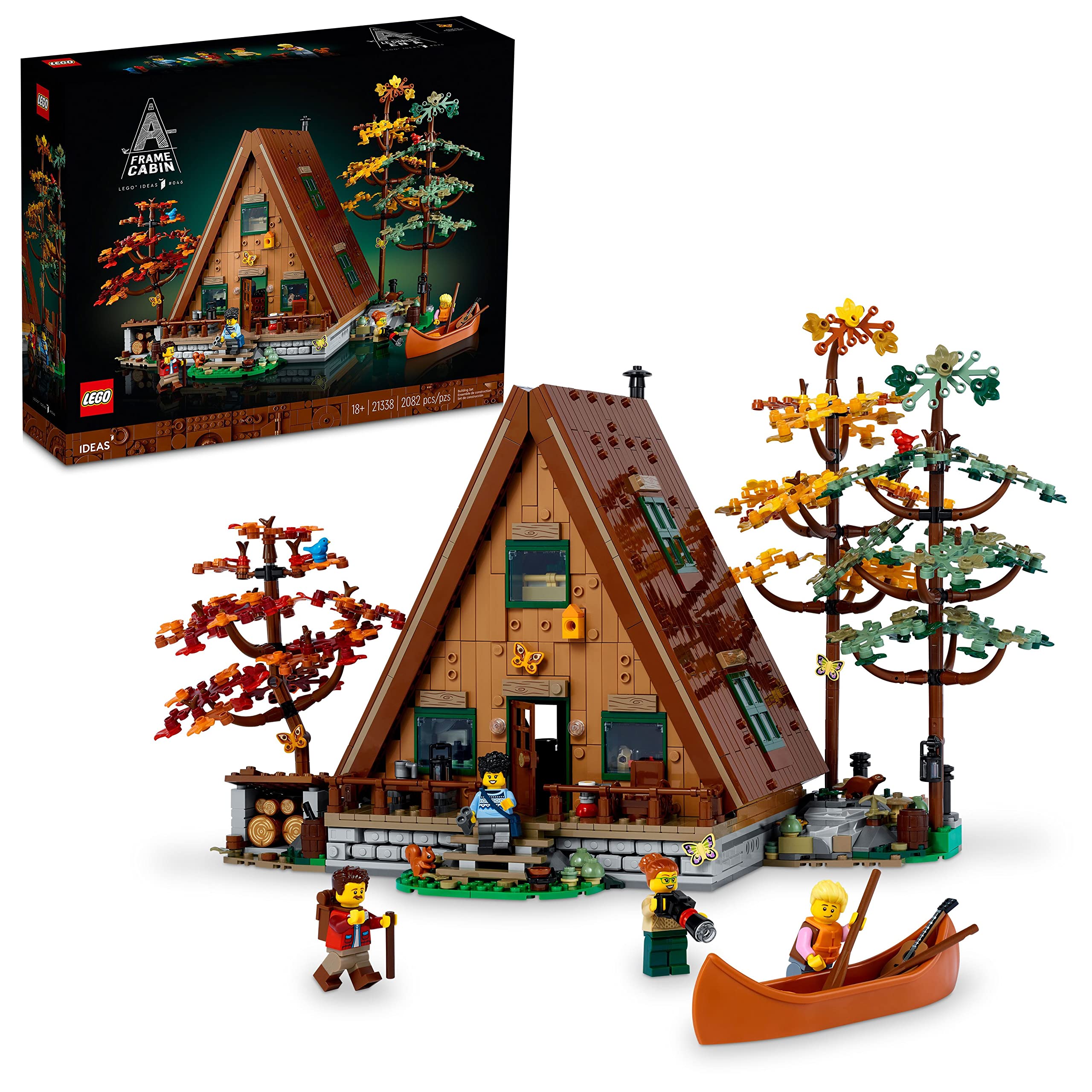 Foto 2 pulgar | Set De Construcción Lego Ideas A-frame Cabin 21338 Con 15 Figuras - Venta Internacional.