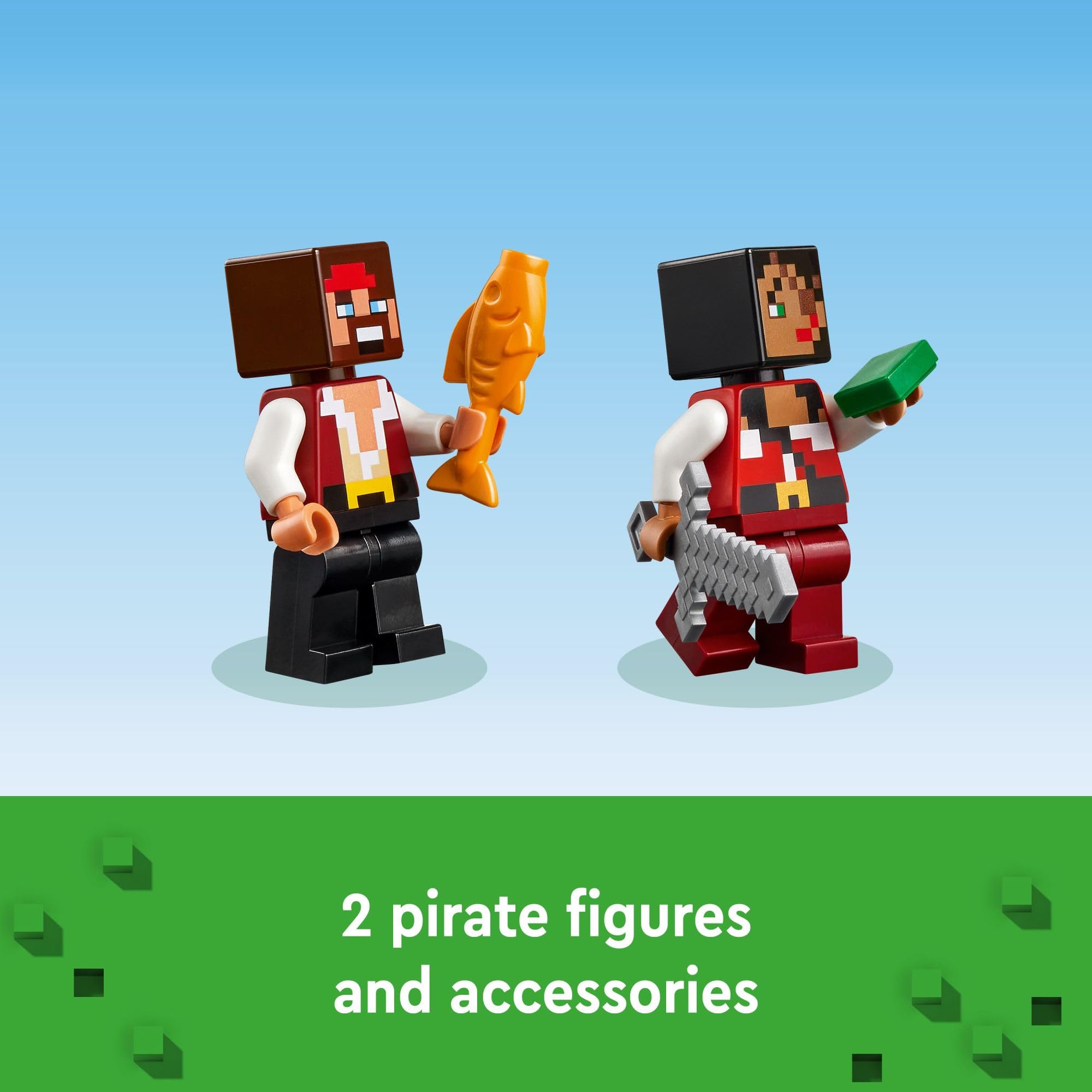 Foto 7 pulgar | Juguete Lego Minecraft The Pirate Ship Voyage 21259 Para Niños Mayores De 8 Años - Venta Internacional.