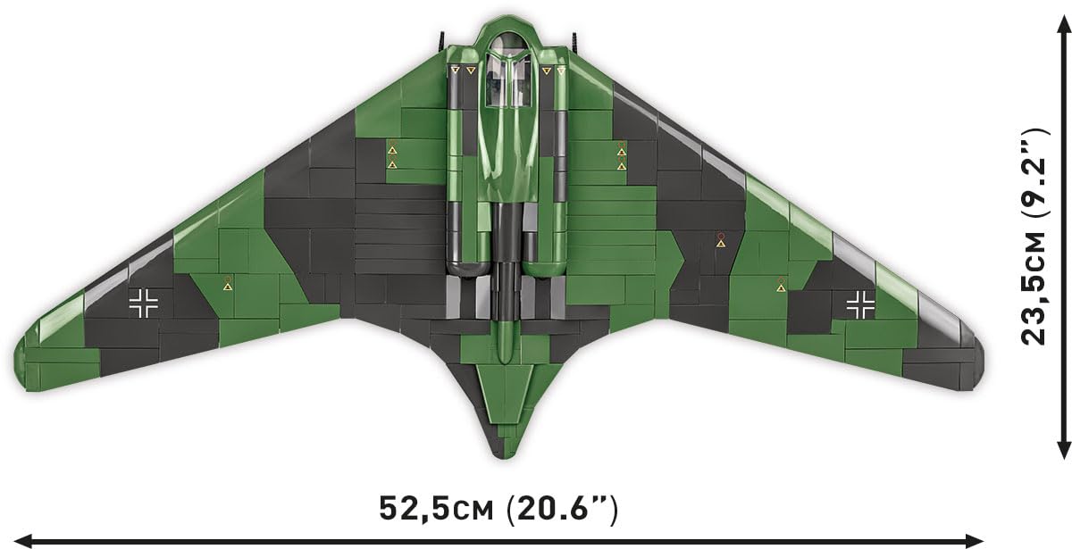 Foto 2 | Colección Histórica Plane Cobi De La Segunda Guerra Mundial Horten Ho 229 1:32 - Venta Internacional.