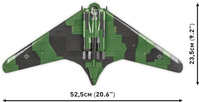 Foto 2 | Colección Histórica Plane Cobi De La Segunda Guerra Mundial Horten Ho 229 1:32 - Venta Internacional.