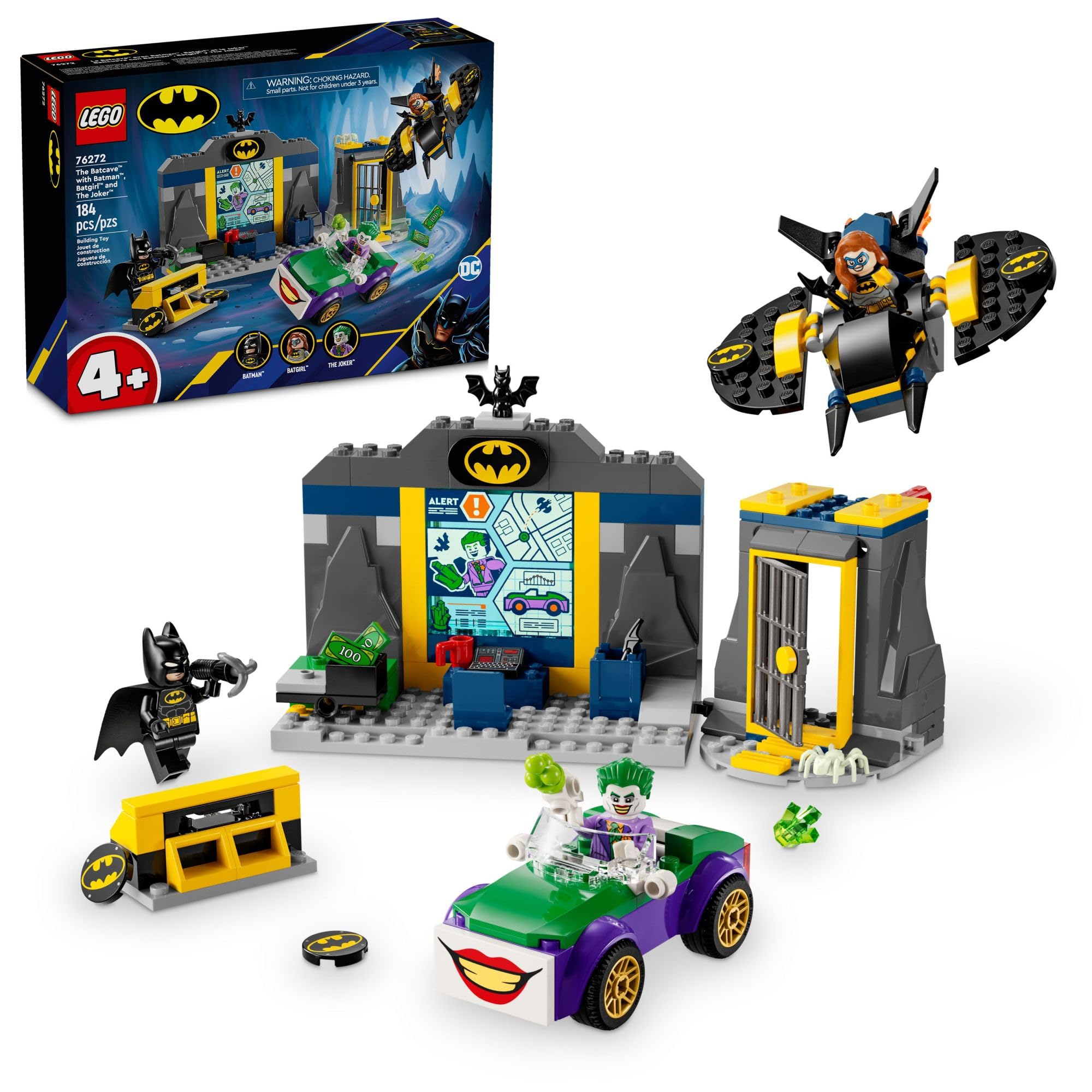 Foto 2 pulgar | Juguete Lego Dc Batman The Batcave Con Batman, Batgirl Y El Joker - Venta Internacional.